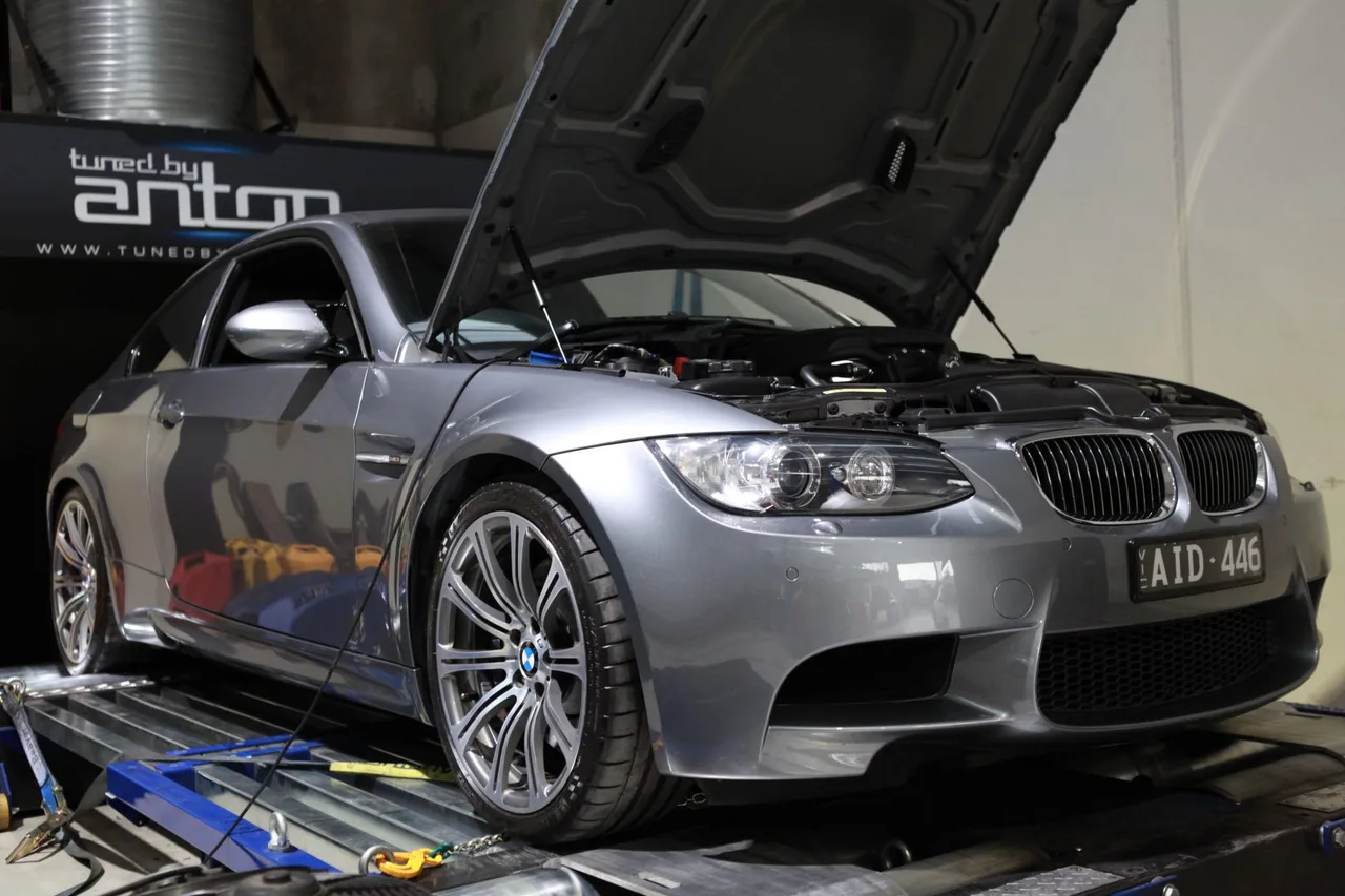 BMW M3 Harrop Supercharger — On the dyno