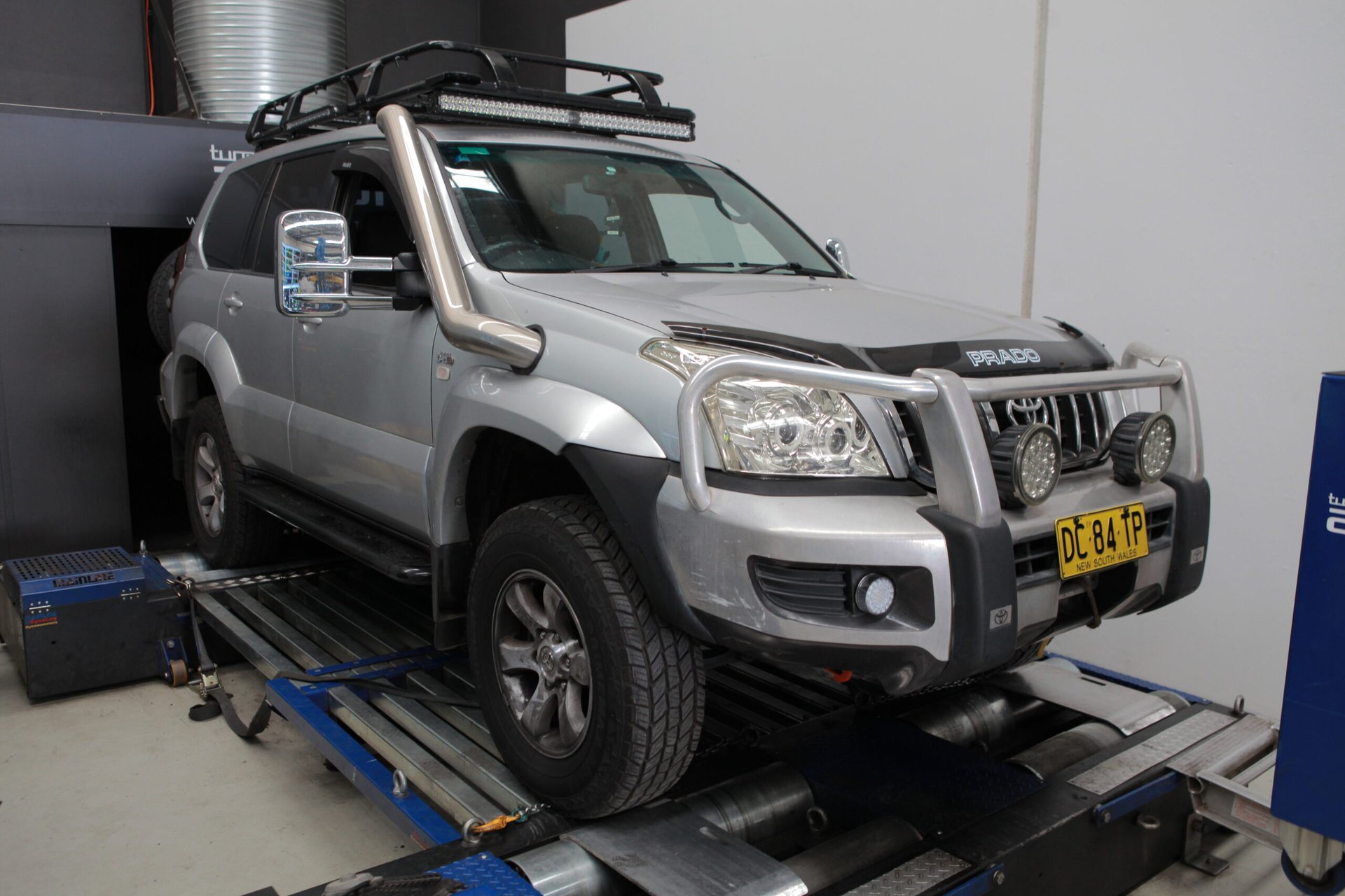Toyota Prado — On the dyno