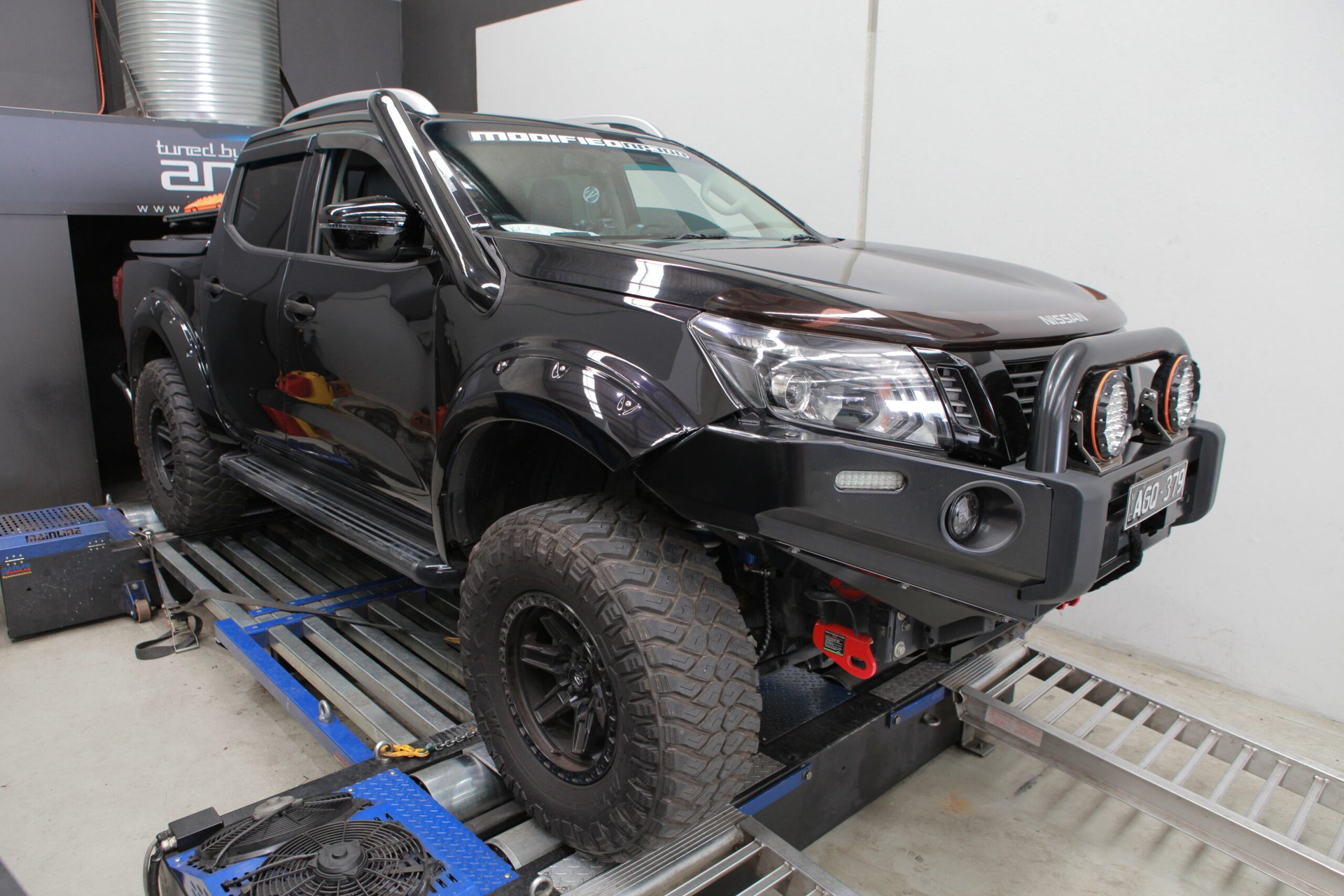 Navara NP300 Stage 2 — On the dyno