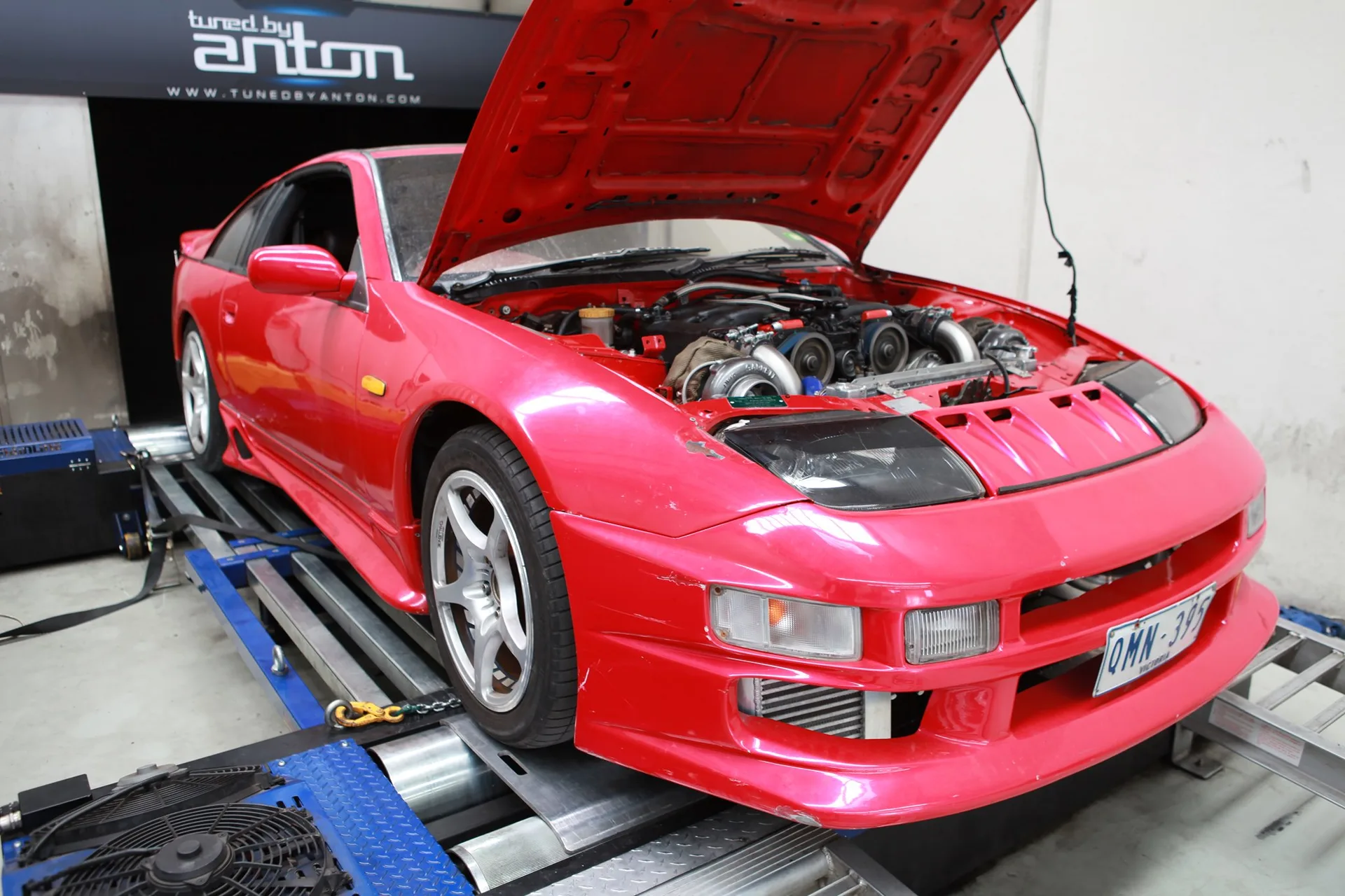 Nissan 300ZX — On the dyno