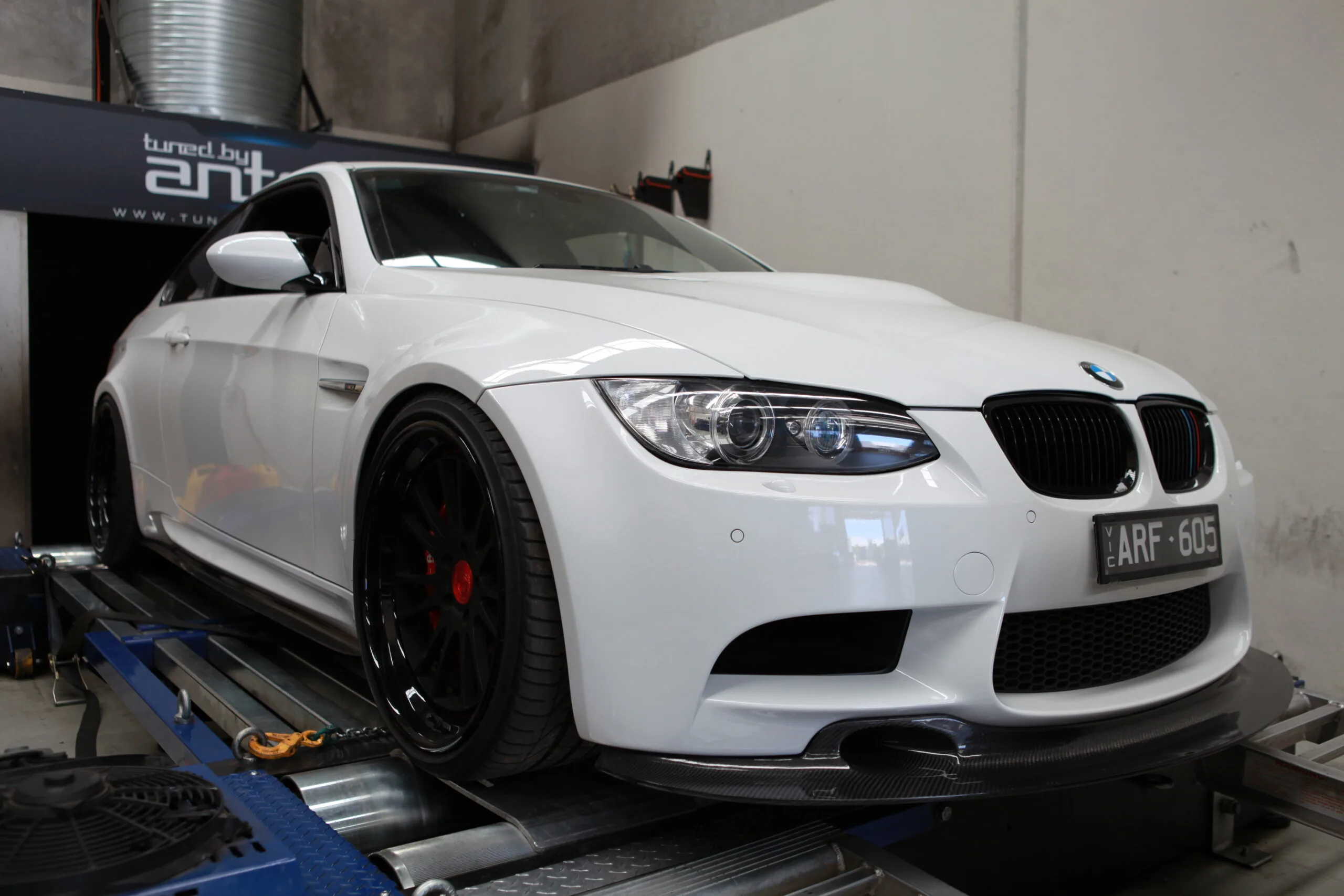 BMW M3 — On the dyno