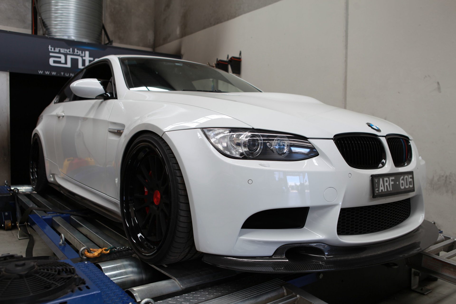 BMW M3 — On the dyno