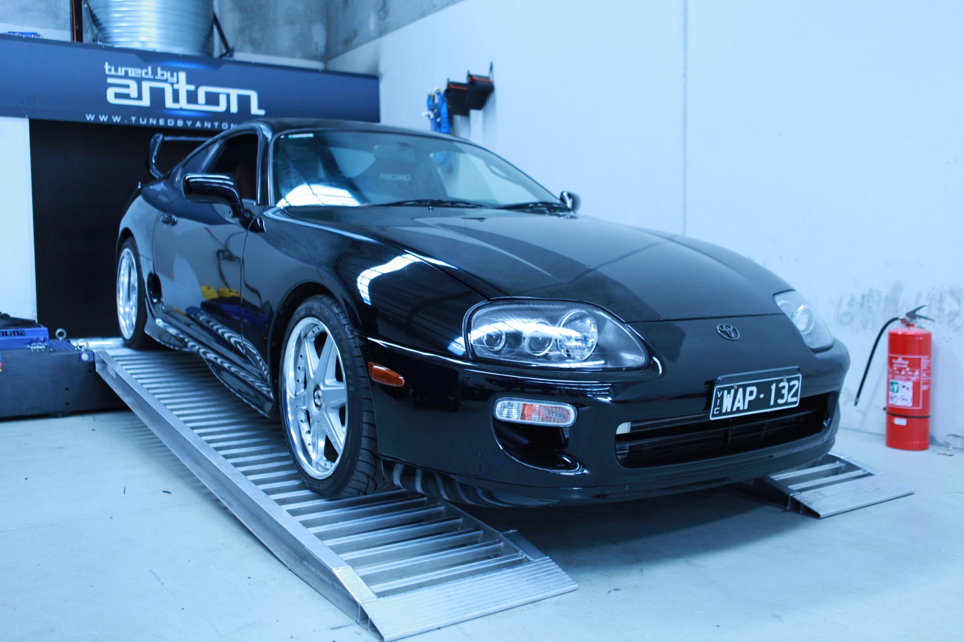 Toyota Supra Twin Turbo — On the dyno