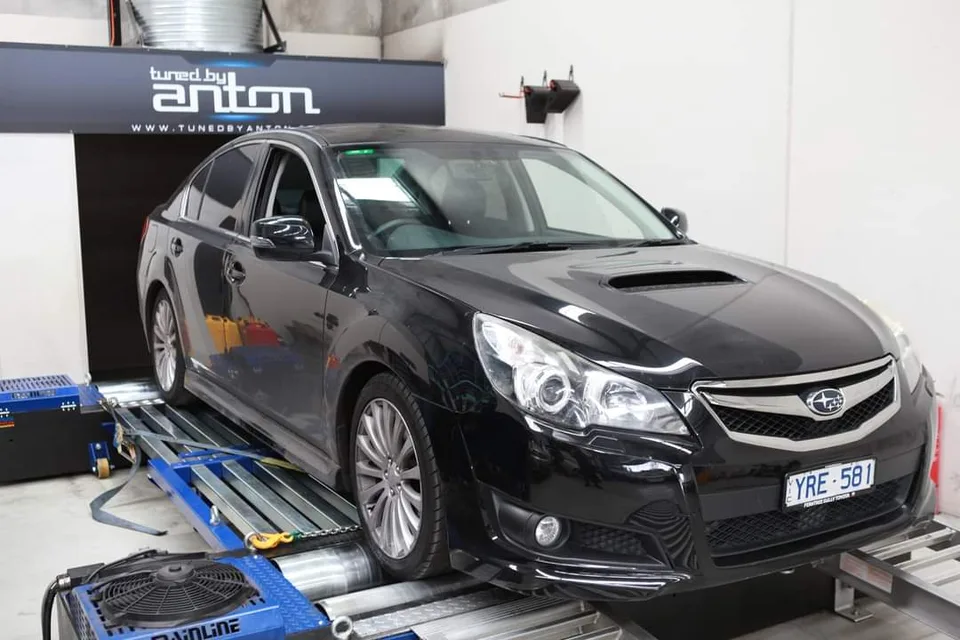 Subaru Liberty — On the dyno