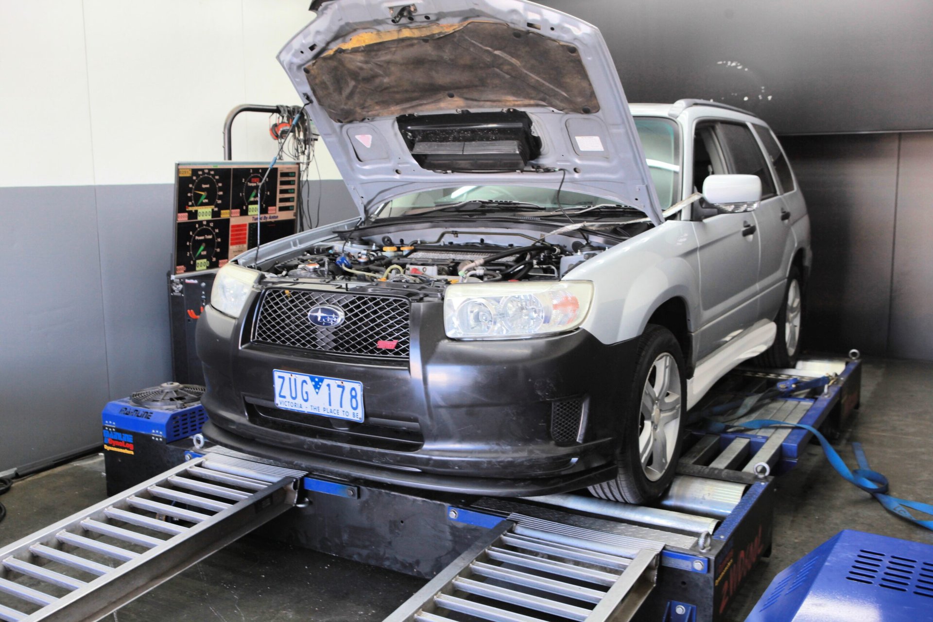 Subaru Forester XT — On the dyno