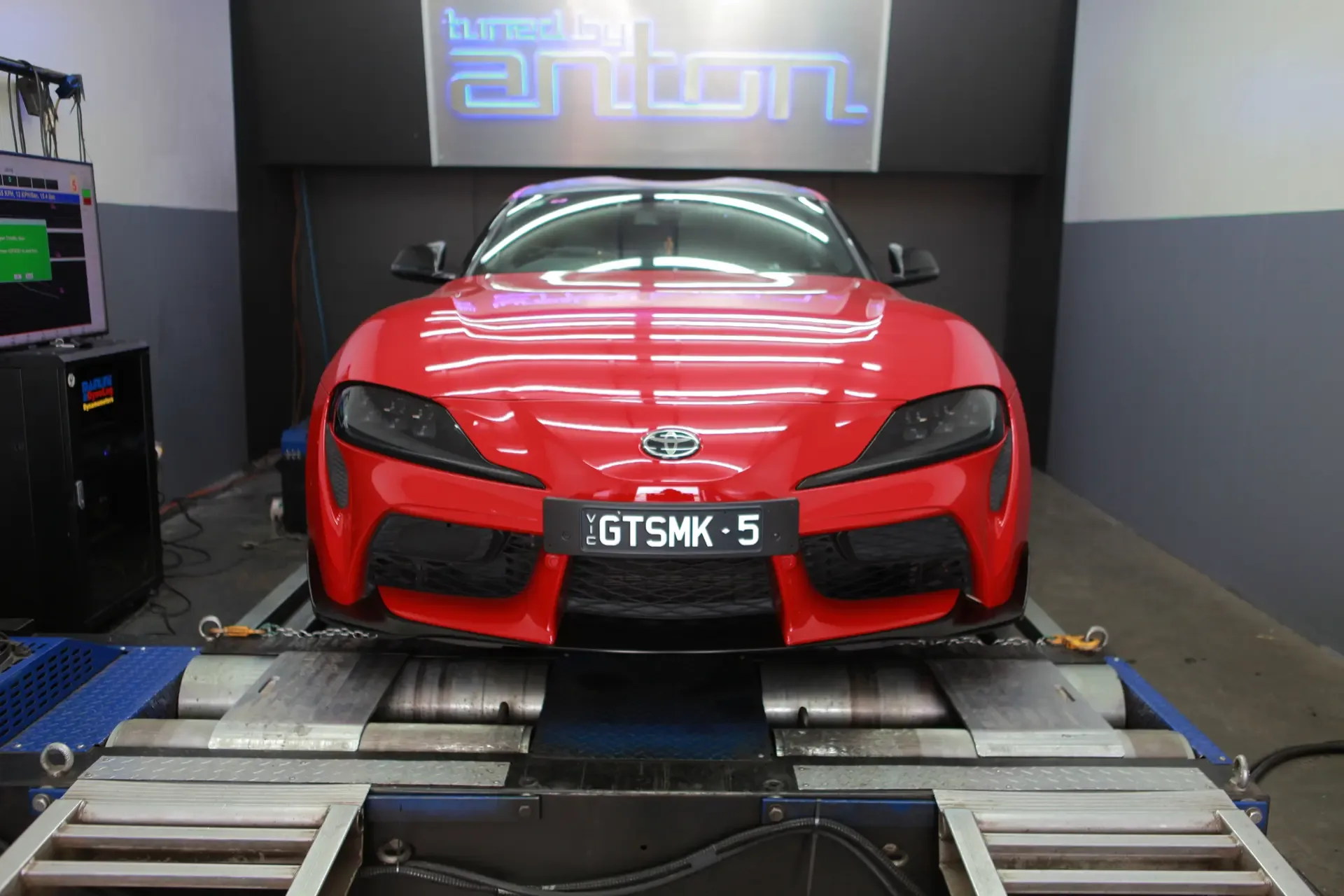 Toyota Supra A90 Stage 2 — On the dyno