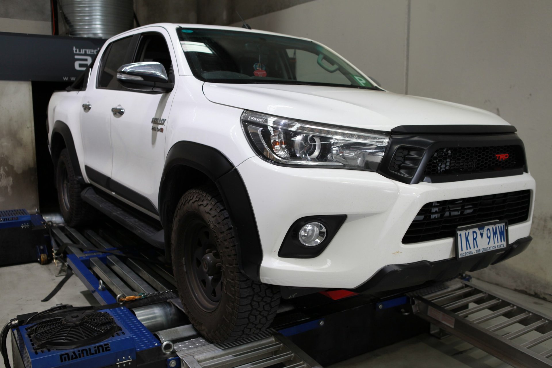 Toyota Hilux TRD — On the dyno
