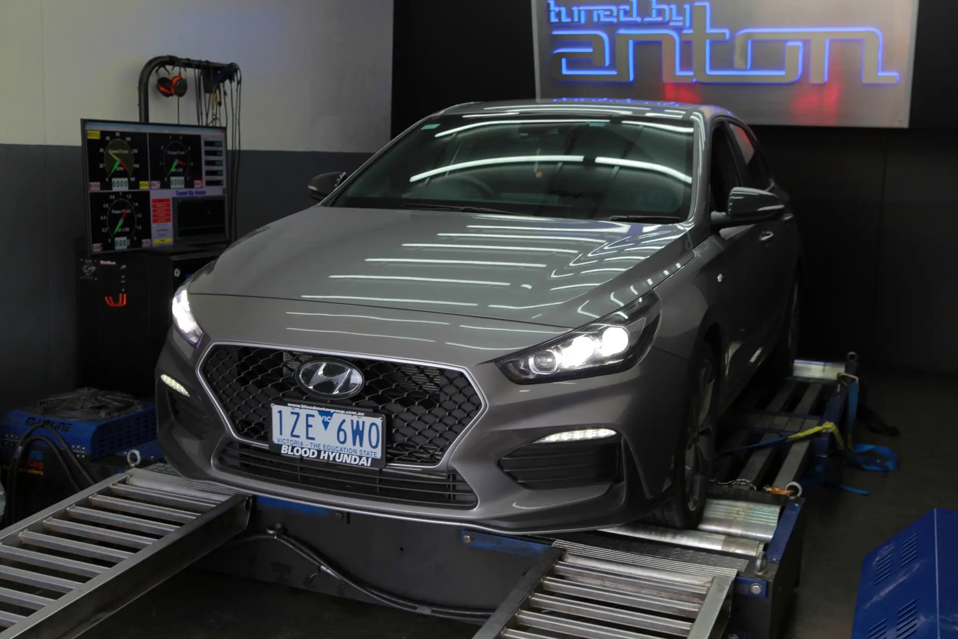 Hyundai i30 Nline Stage 1 Tune — On the dyno