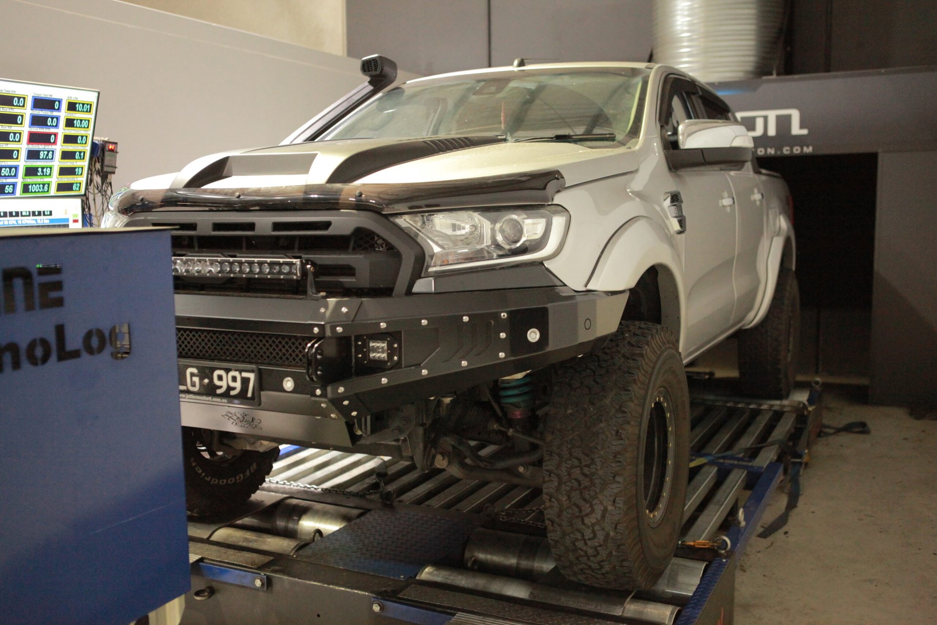 Ford Ranger 3.2 — On the dyno
