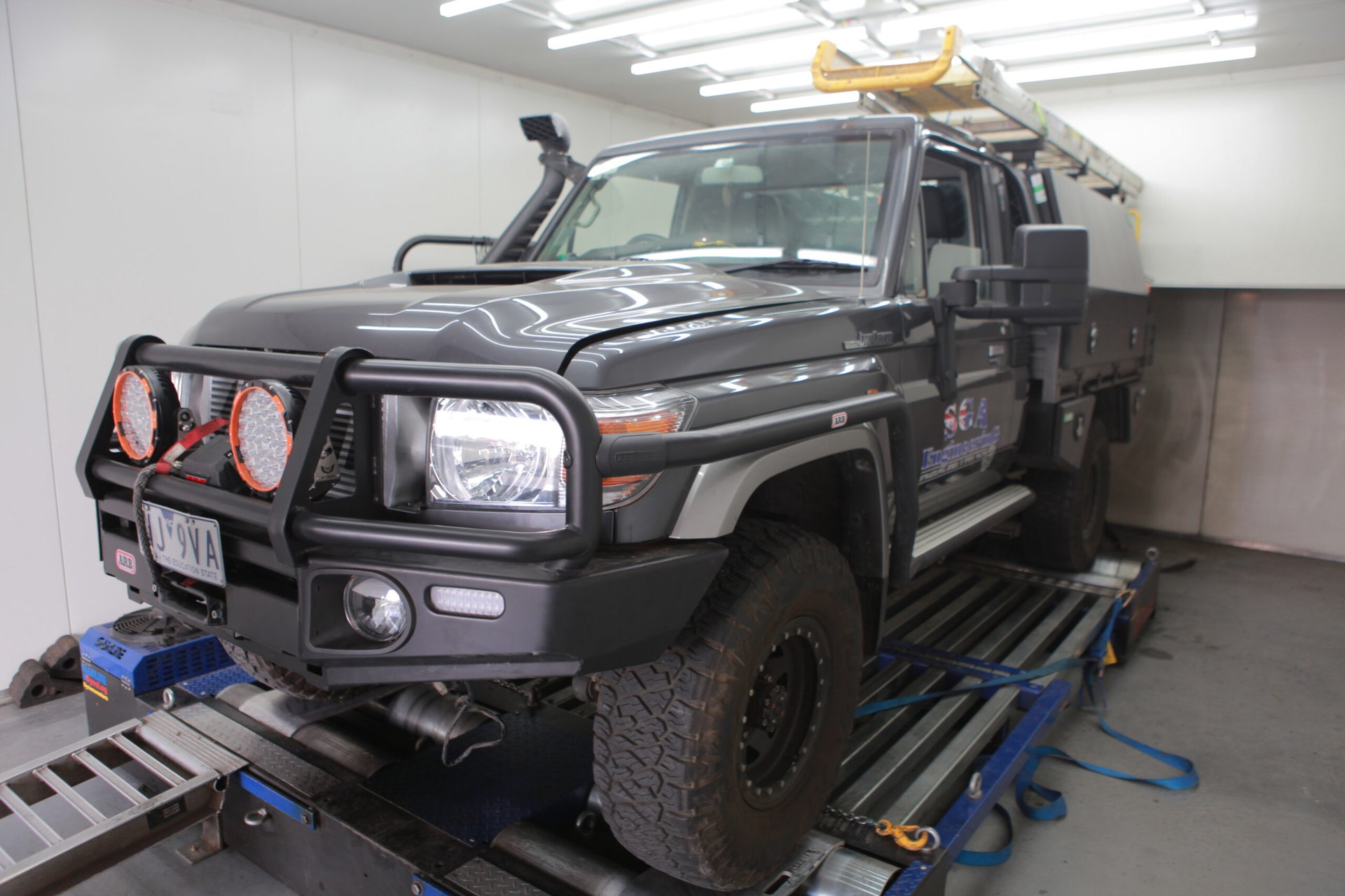 Toyota Landcruiser VDJ79 Stage 2 — On the dyno