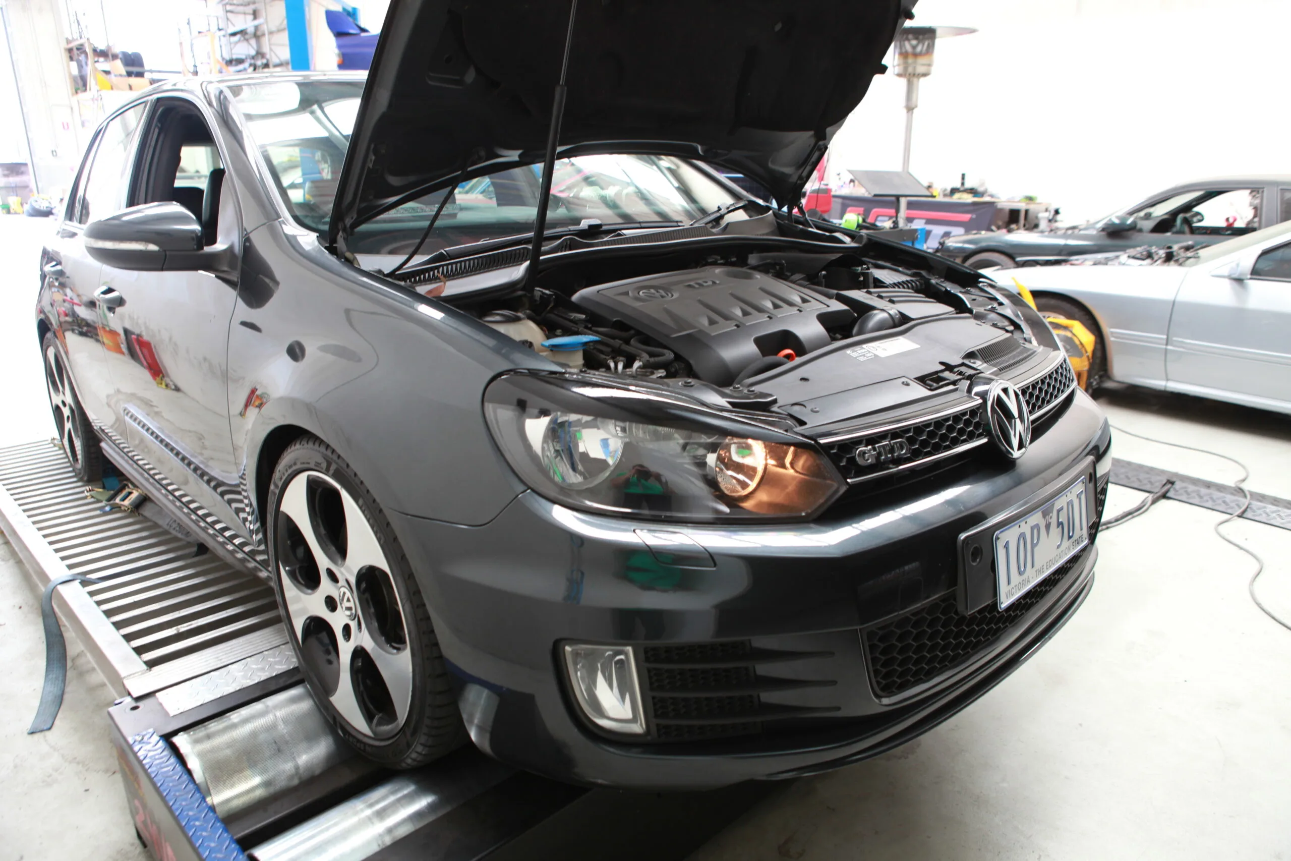 Volkswagen Golf 6 GTD — On the dyno