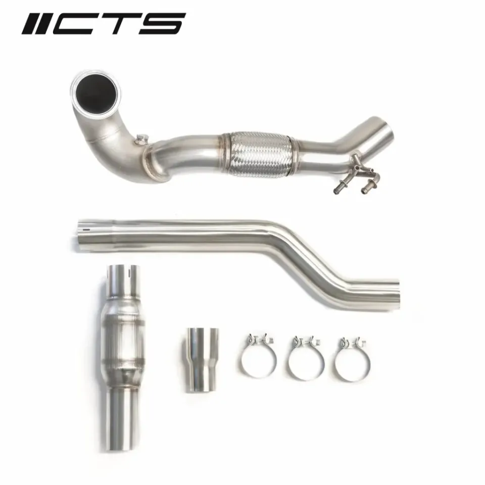 CTS Turbo MQB VW Tiguan and Audi Q3 AWD 1.8T/2.0T High-Flow Cat