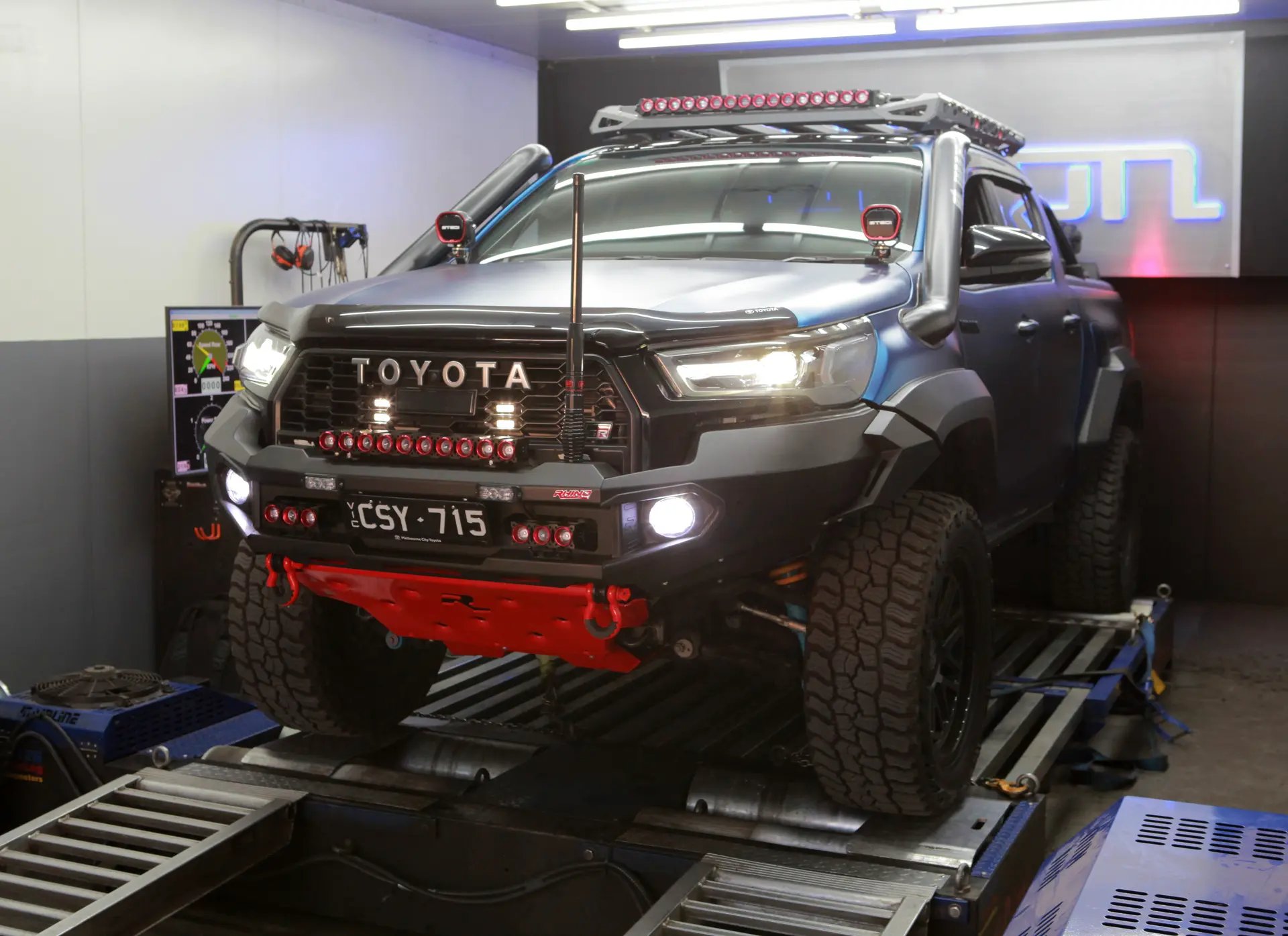 Toyota Hilux N80 Stage 2 — On the dyno