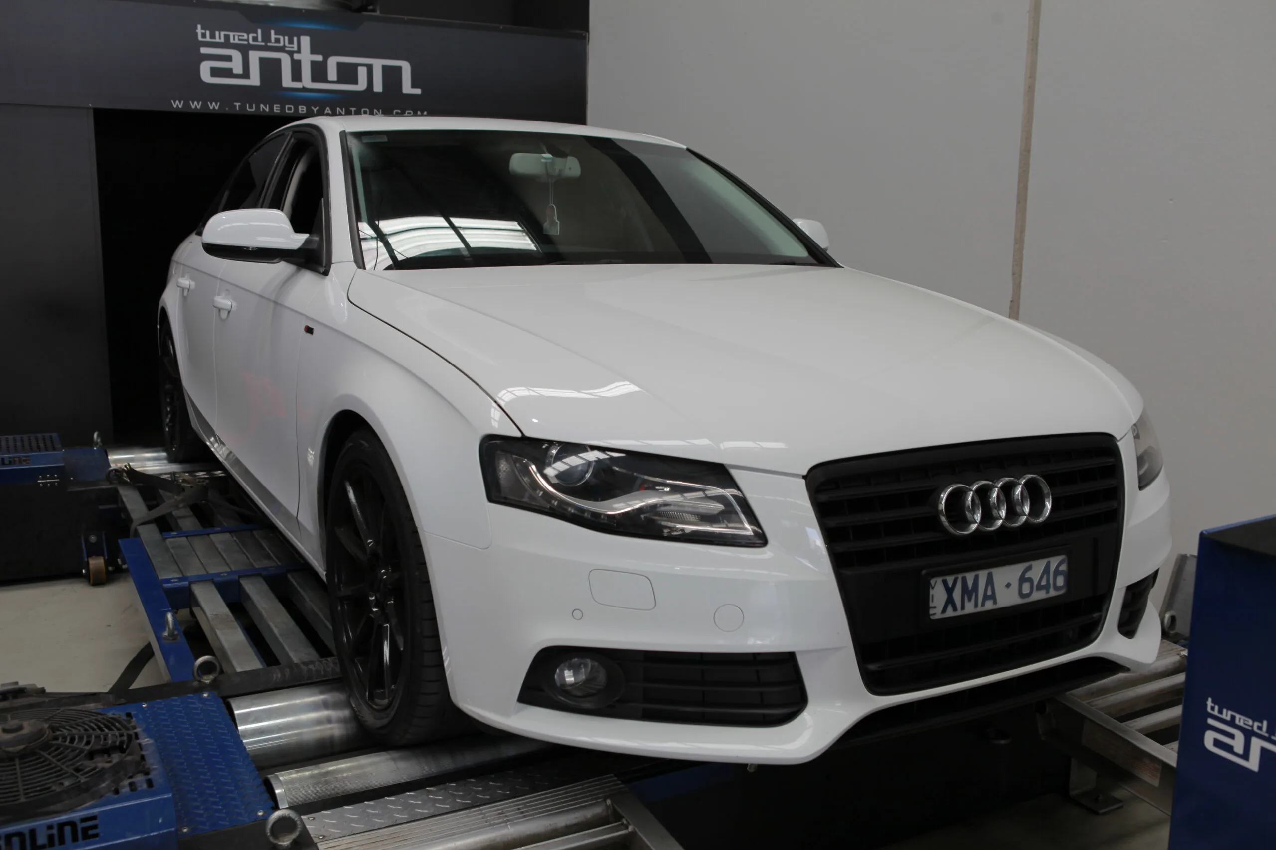 Audi A4 Quattro — On the dyno