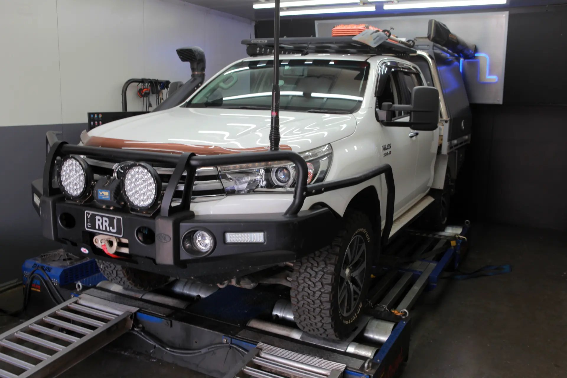 Toyota Hilux N80 Stage 1 Tune — On the dyno