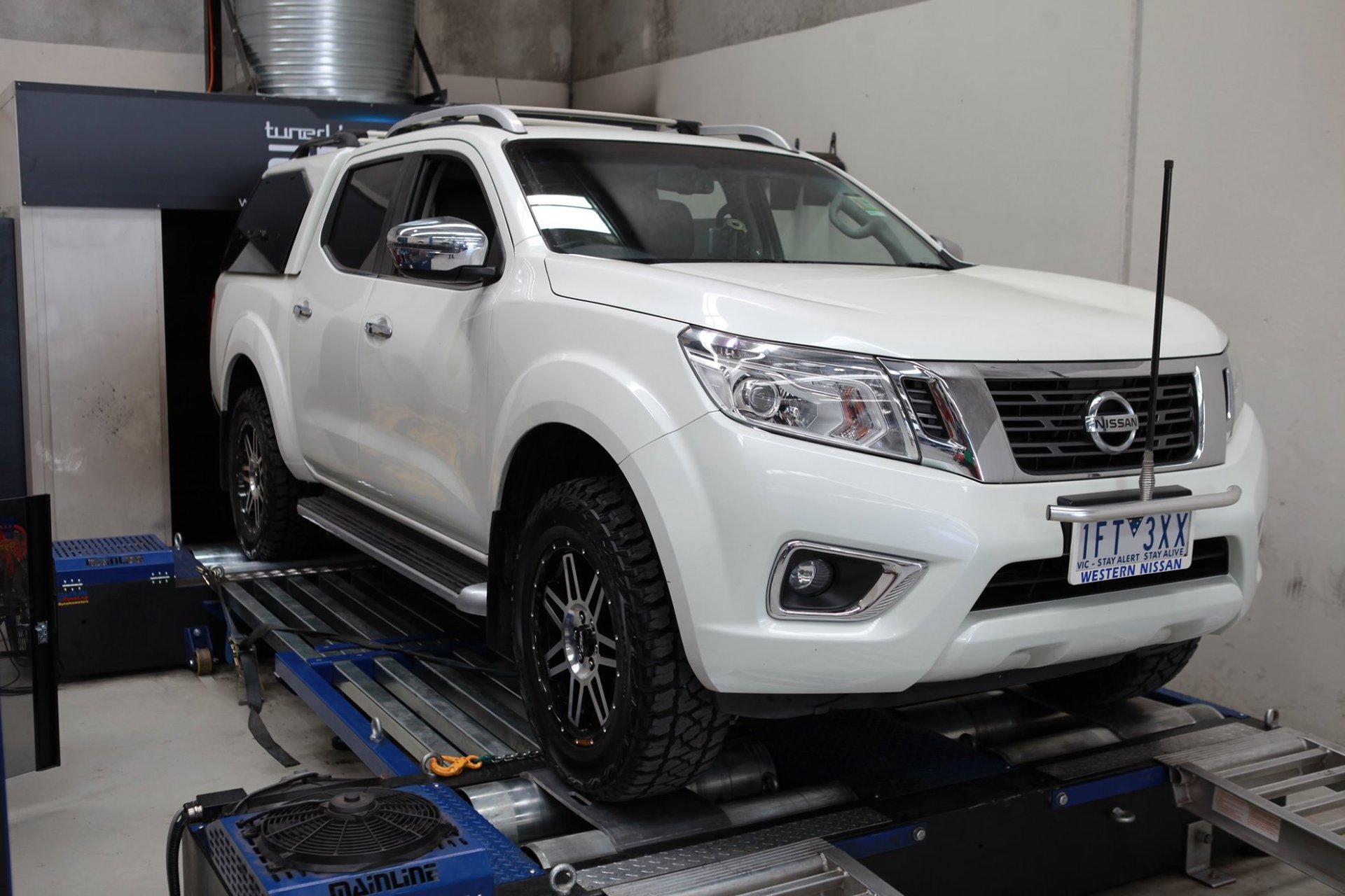 Nissan Navara NP300 — On the dyno
