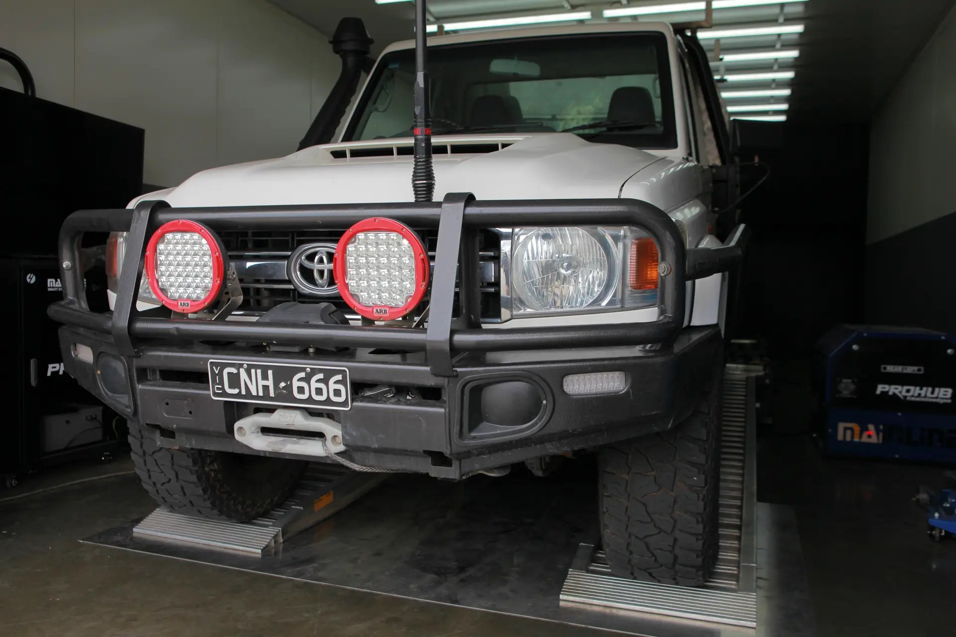 Toyota Landcruiser Stage3 — On the dyno