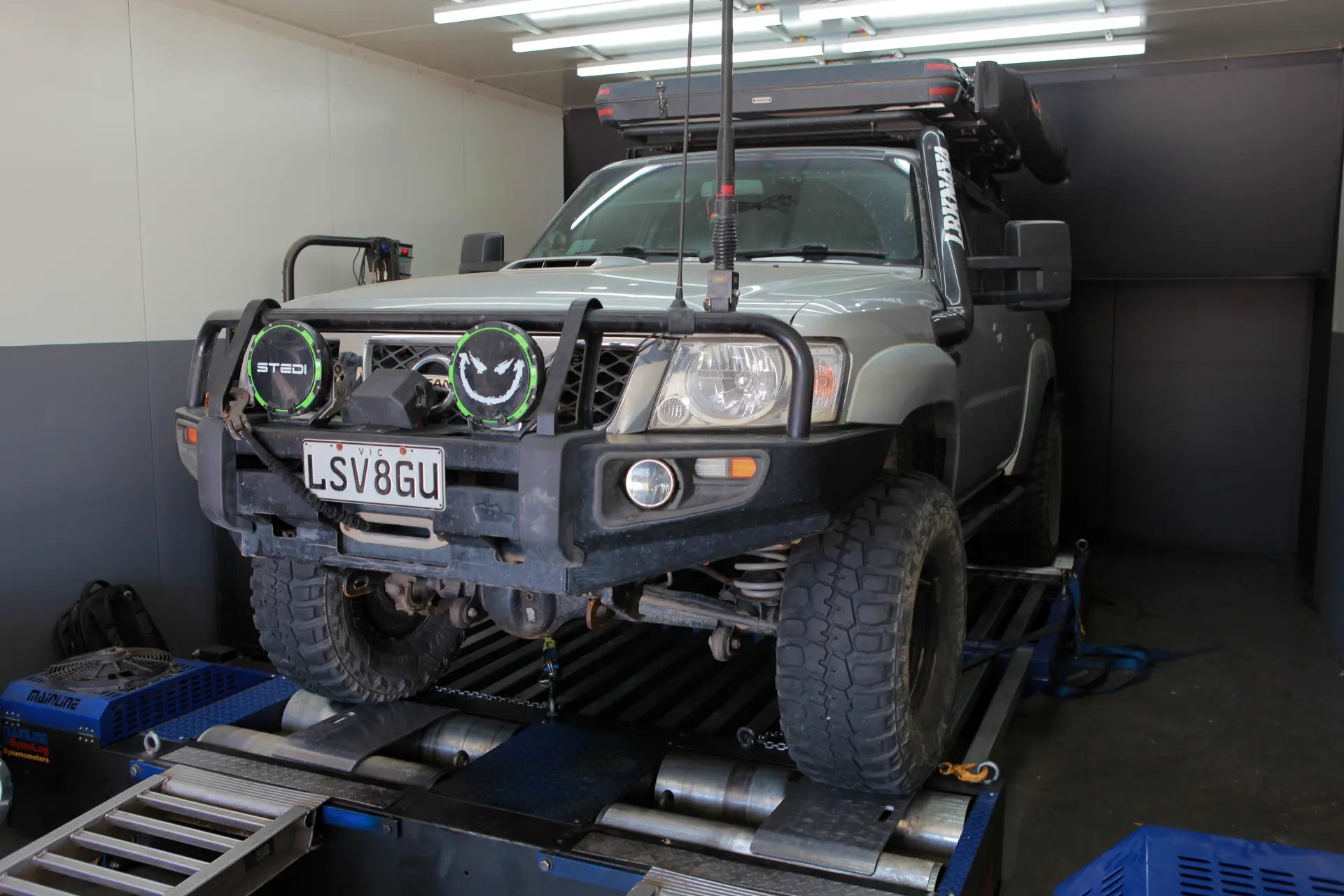 Nissan Patrol LS Swapped — On the dyno
