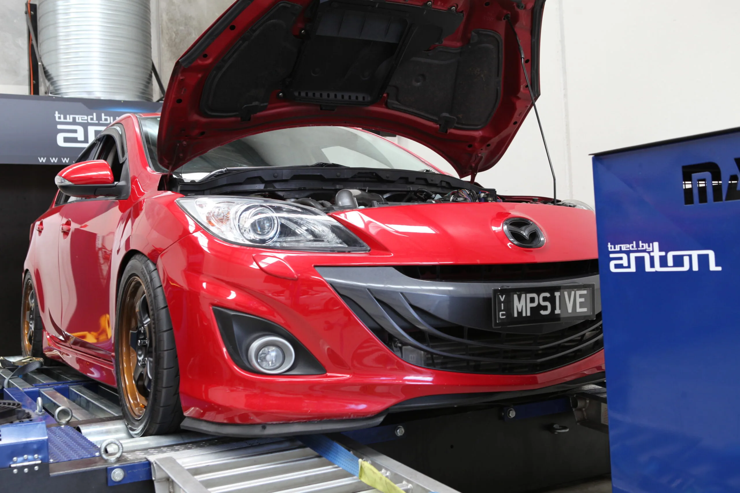 Mazda 3 MPS — On the dyno