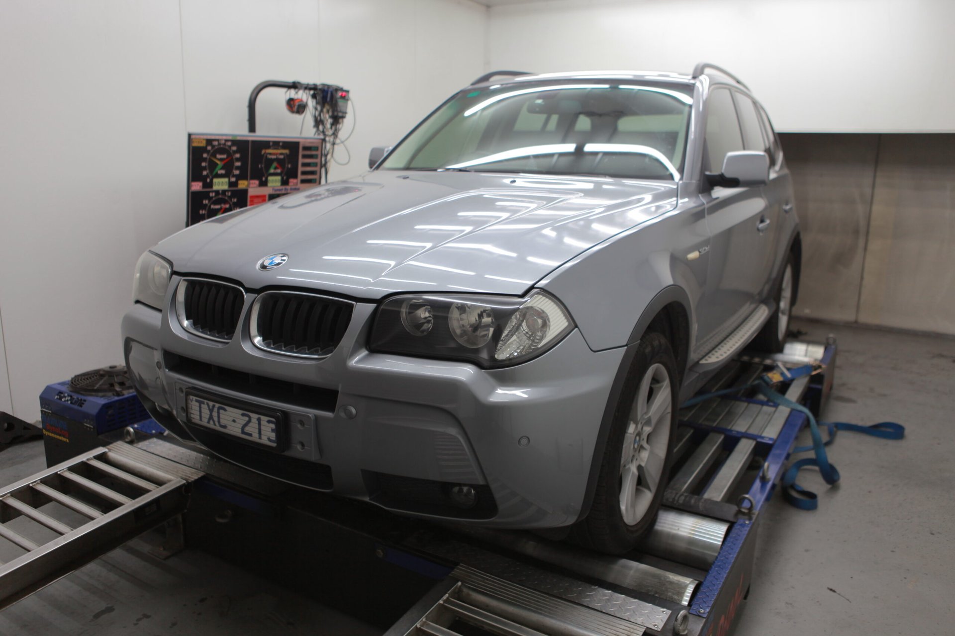 BMW X3 E83 3.0D — On the dyno