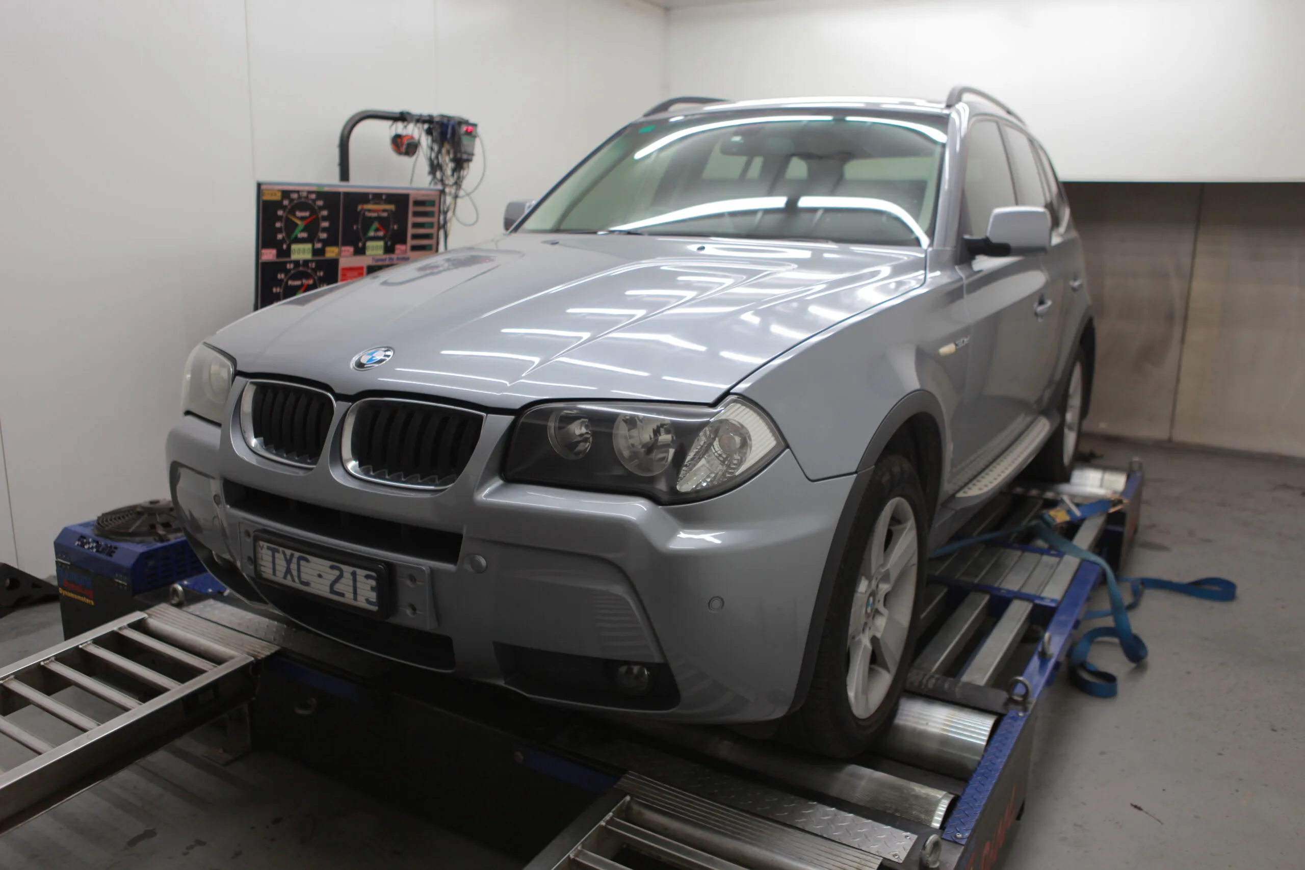 BMW X3 E83 3.0D — On the dyno