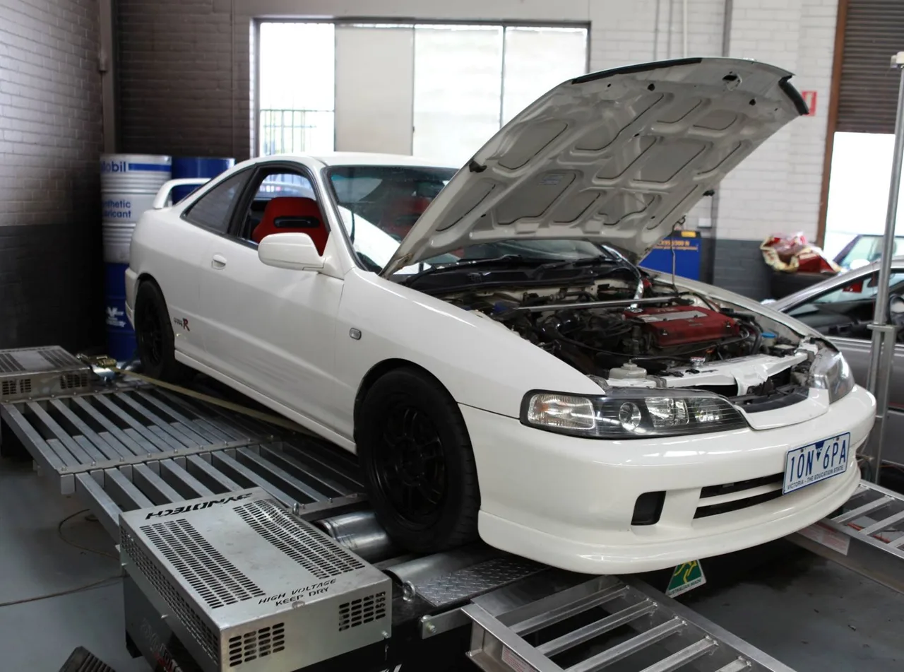 Honda Integra DC2 — On the dyno