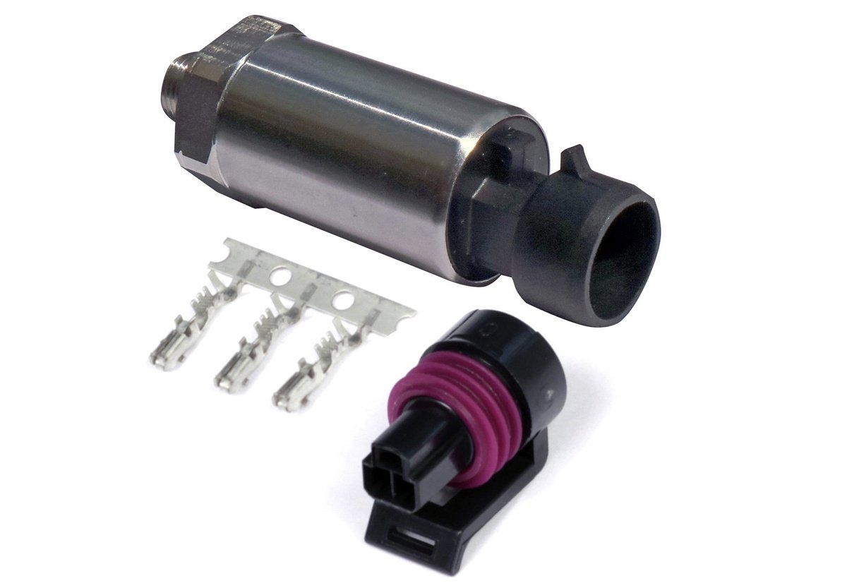Haltech 250 PSI Motorsport Fuel/Oil/Wastegate Pressure Sensor (Stainless Steel Diaphragm)  HT-010912