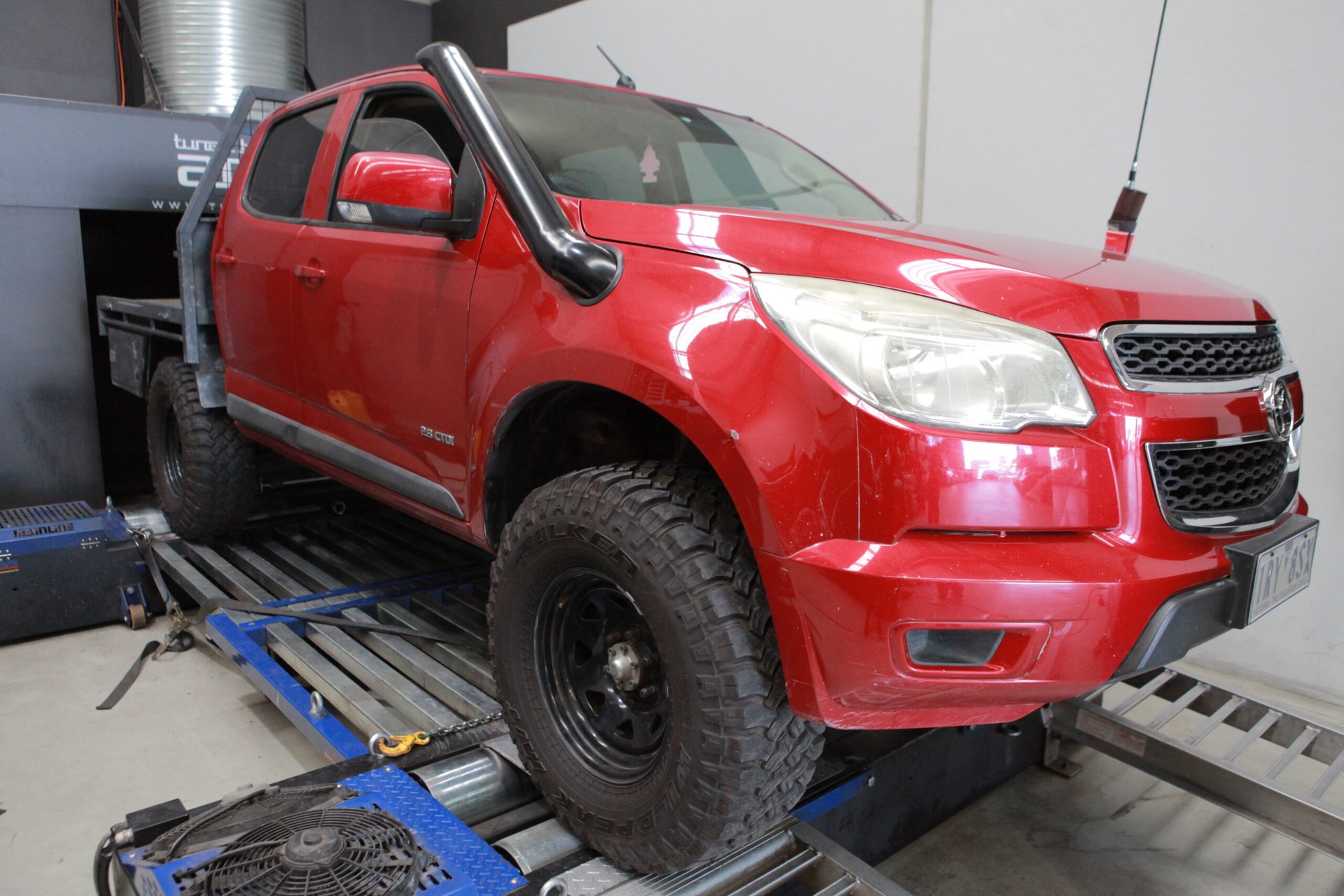 Holden Rodeo 2.8 — On the dyno