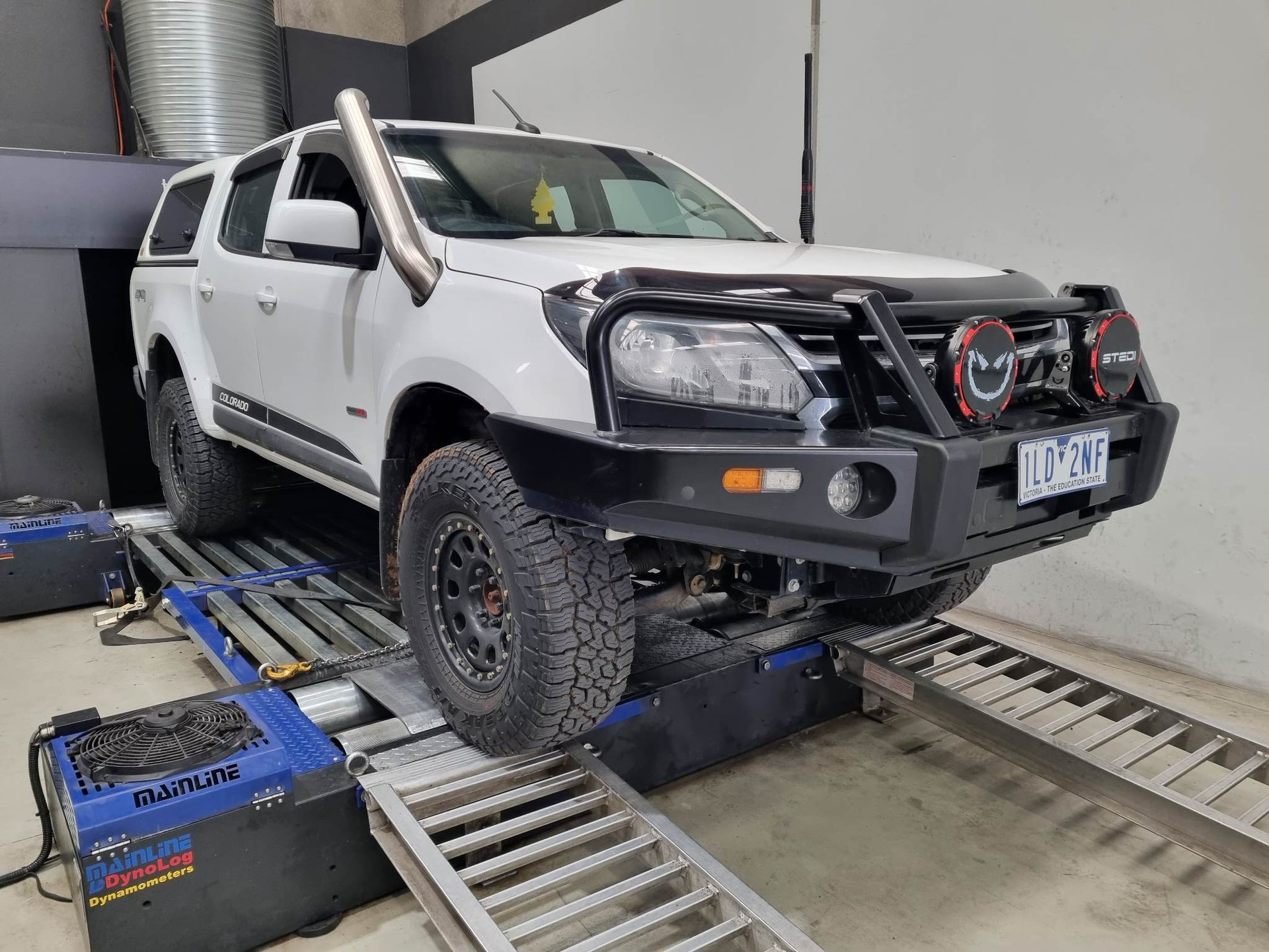 Holden Colorado Stage 1 — On the dyno