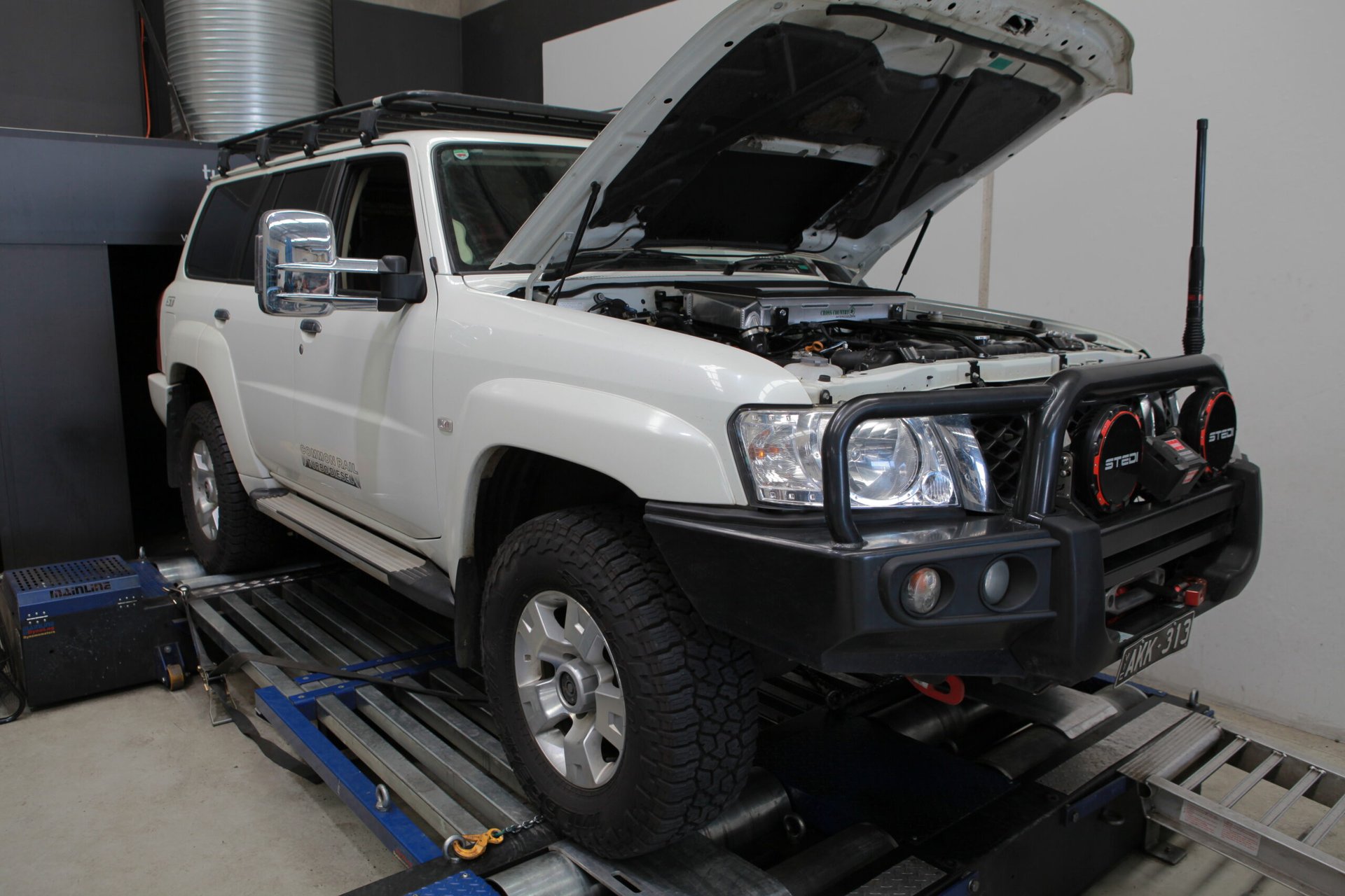 Nissan Patrol Y61 ZD30 — On the dyno