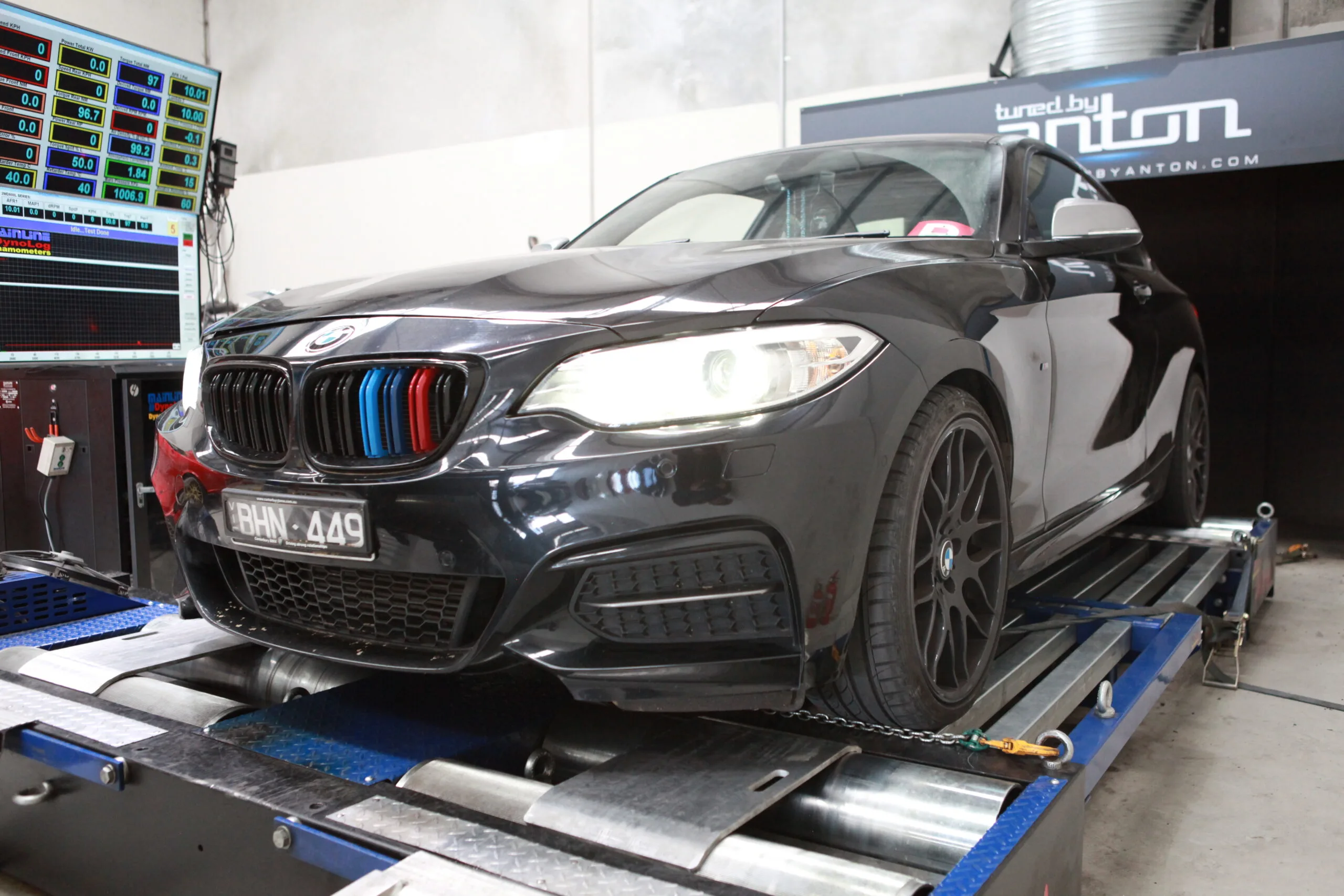 BMW 235i — On the dyno