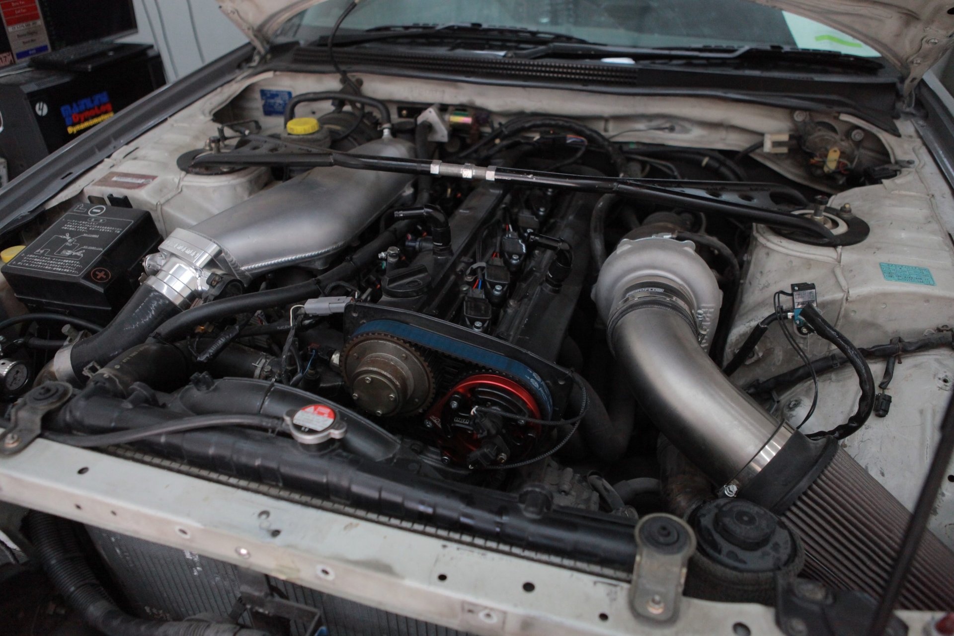 Nissan Skyline R33 Driftcar — On the dyno