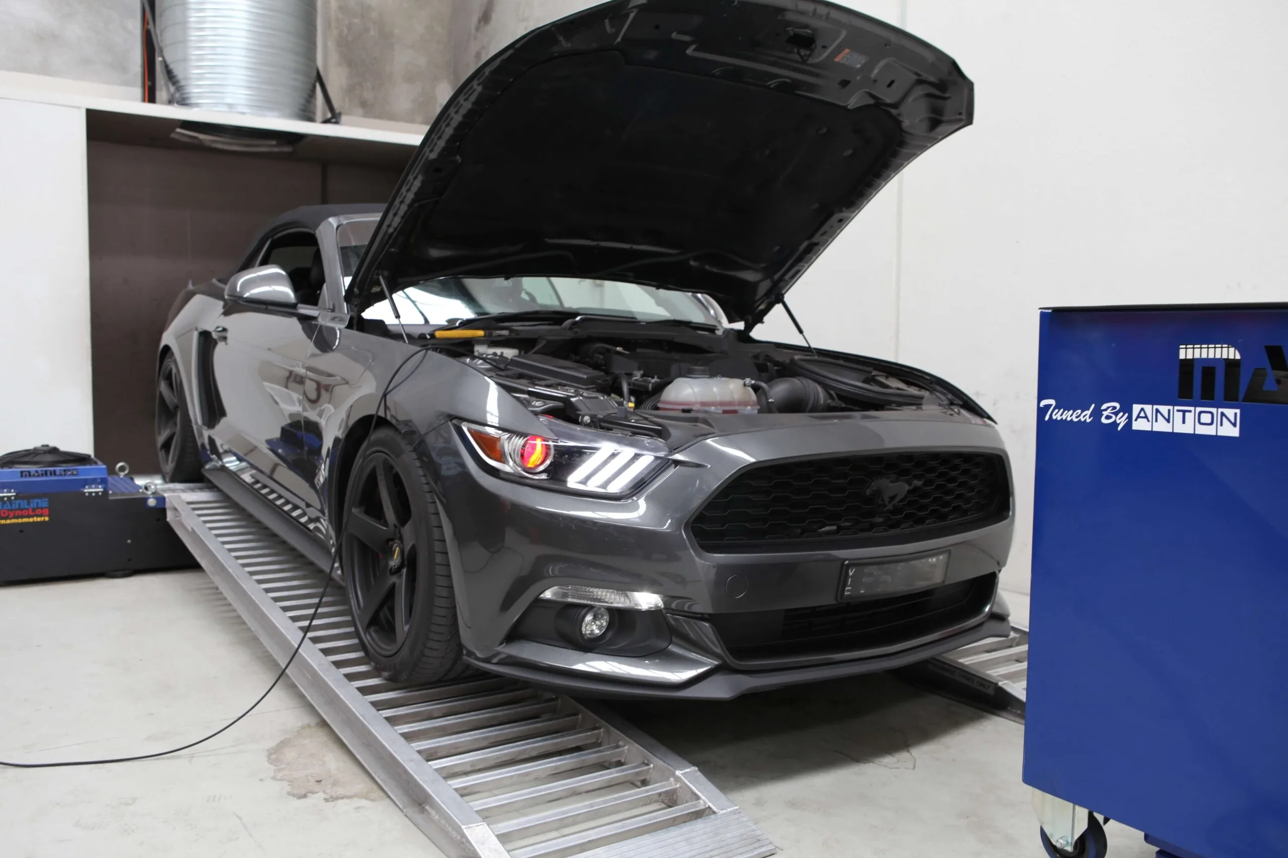 Ford Mustang Ecoboost — On the dyno