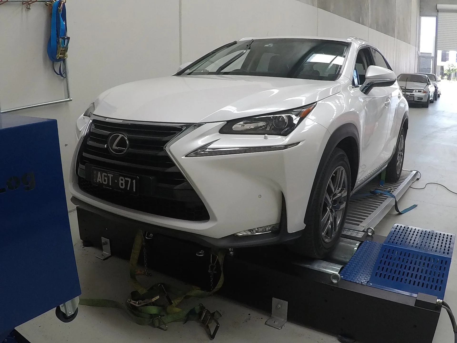 Lexus NX200T — On the dyno