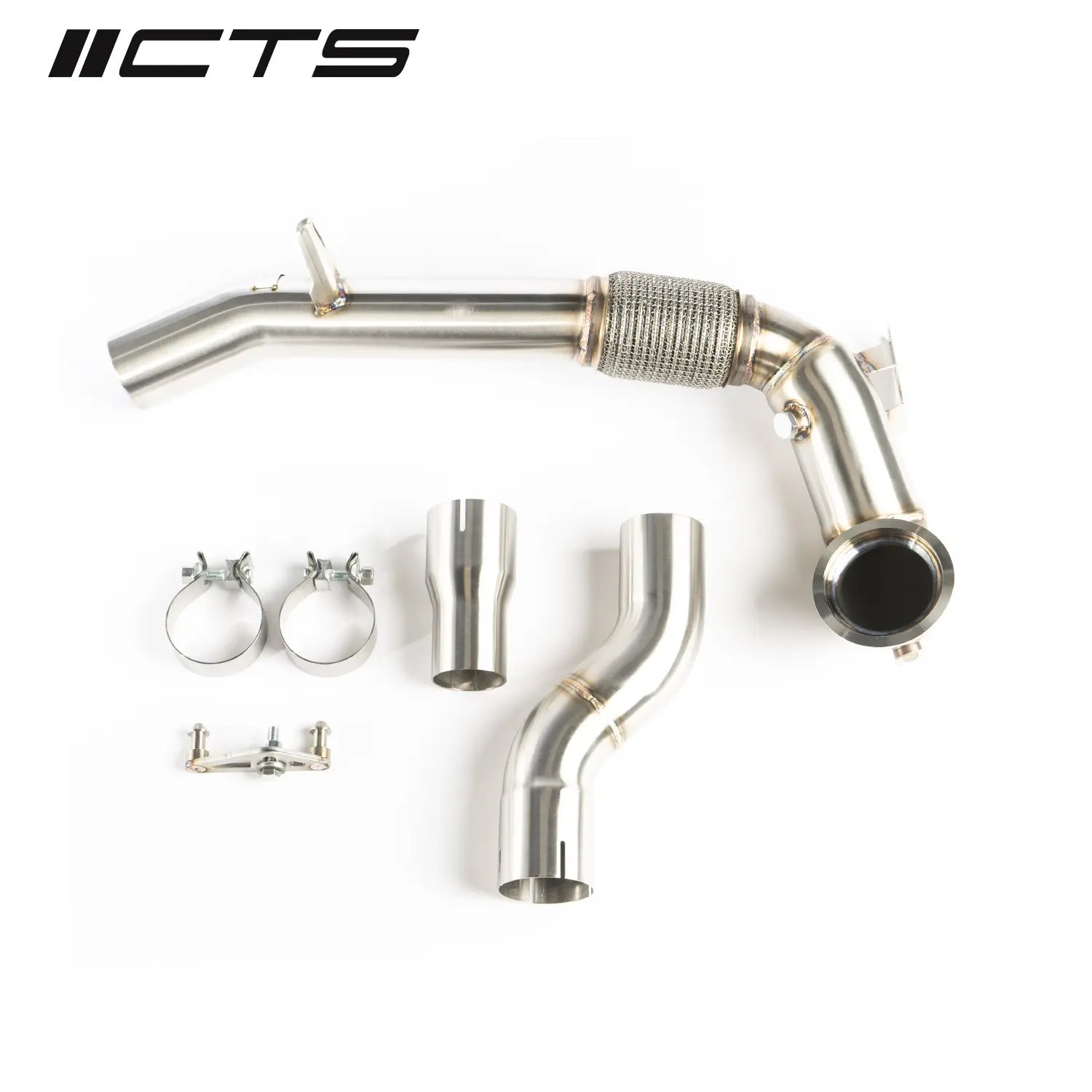 CTS Turbo EVO4 FWD Race Exhaust Downpipe MK8 VW GTI/8Y Audi A3