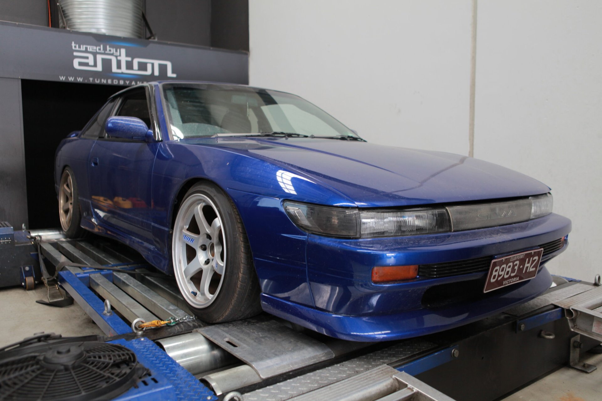 Nissan Silvia S13 — On the dyno