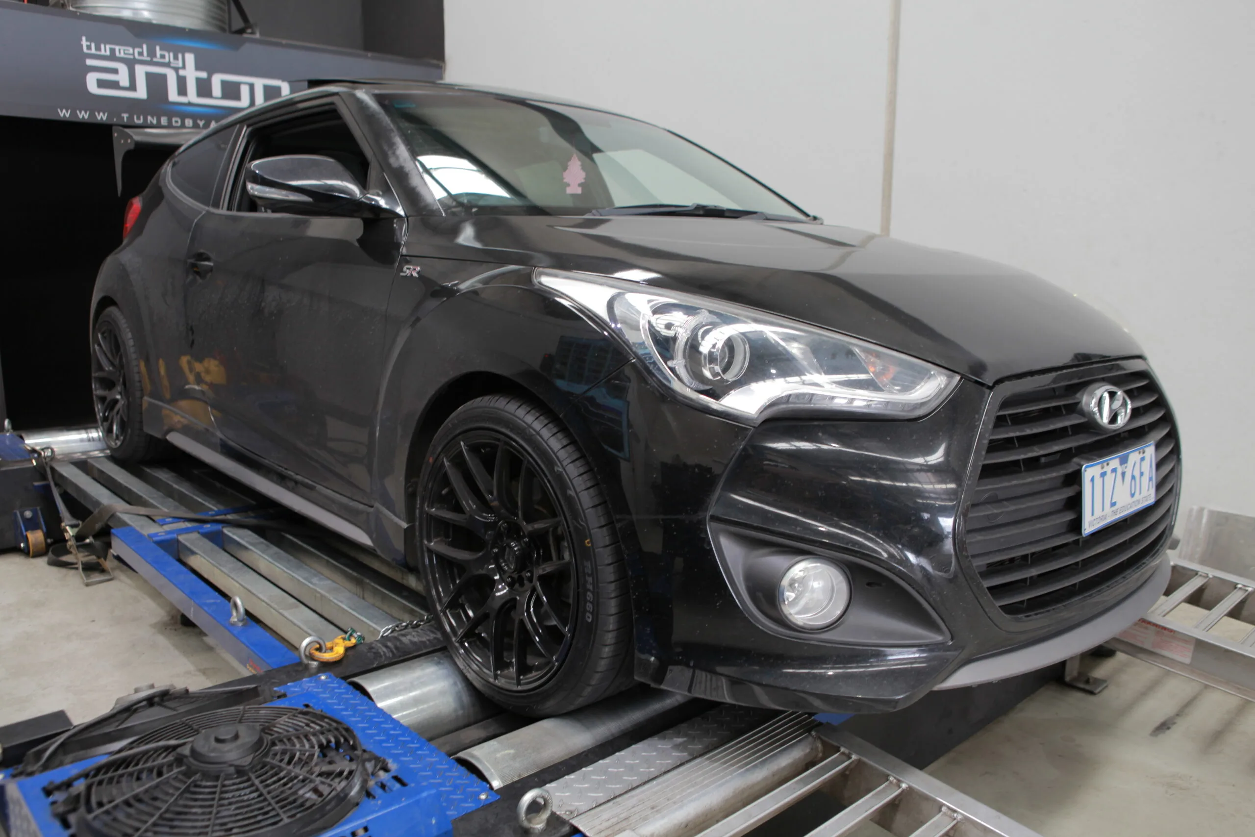 Hyundai Veloster 1.6T — On the dyno