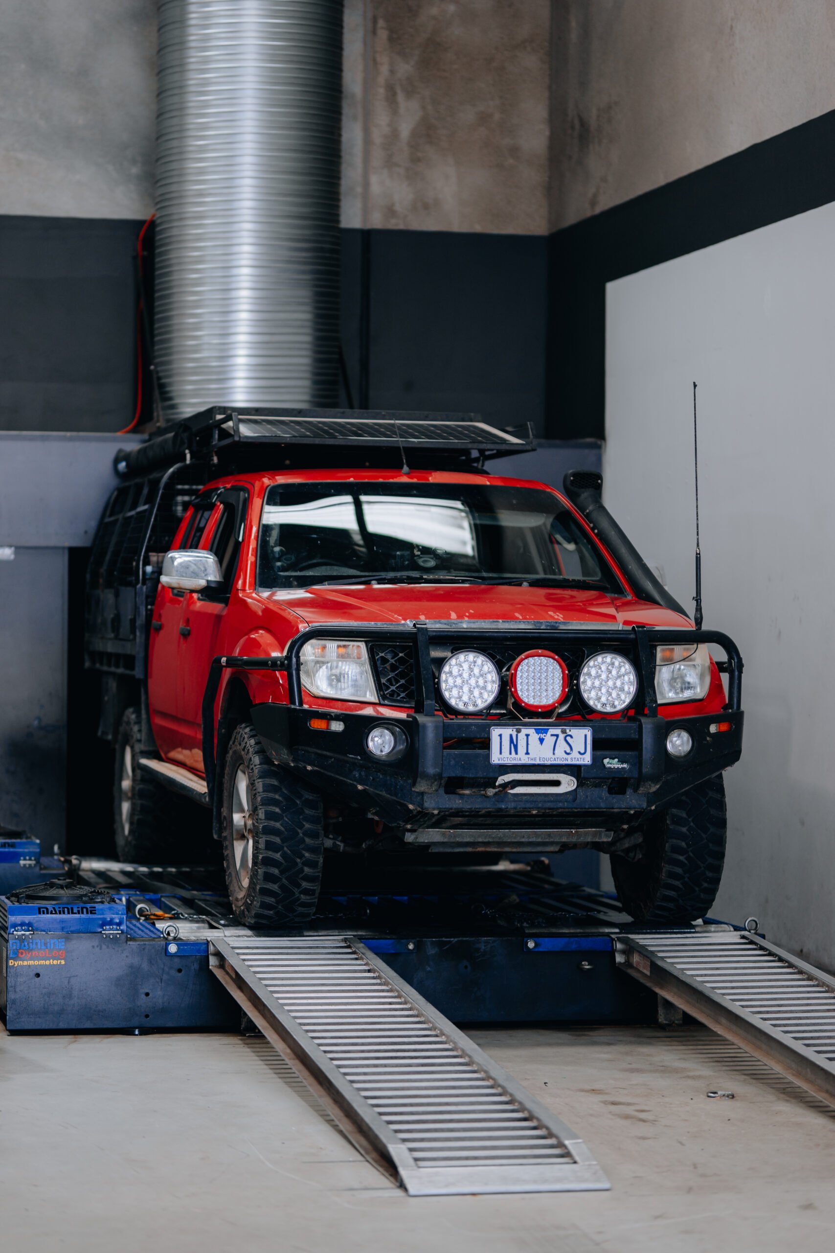 Nissan Navara D40 Stage 3 — On the dyno
