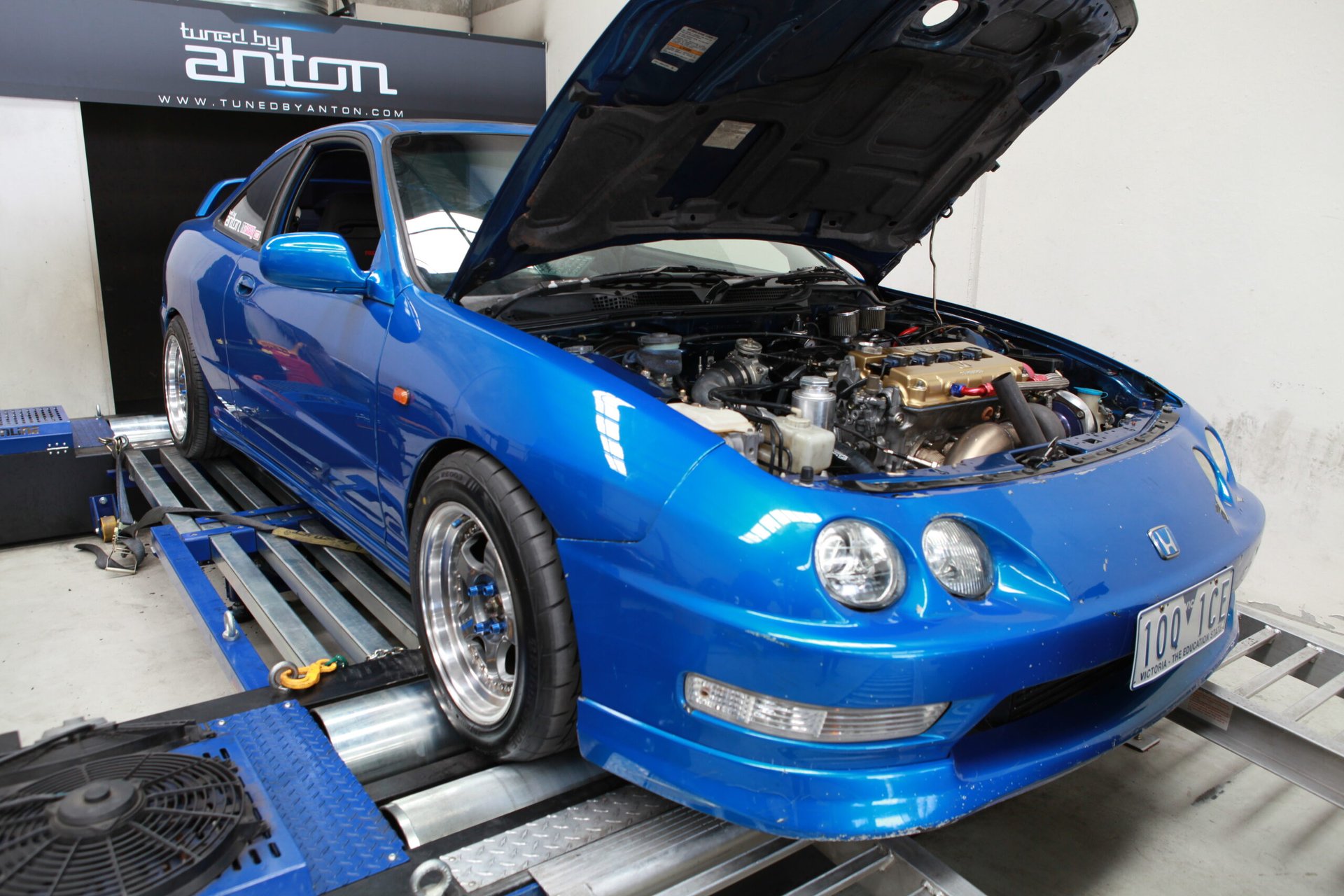 Honda Integra — On the dyno
