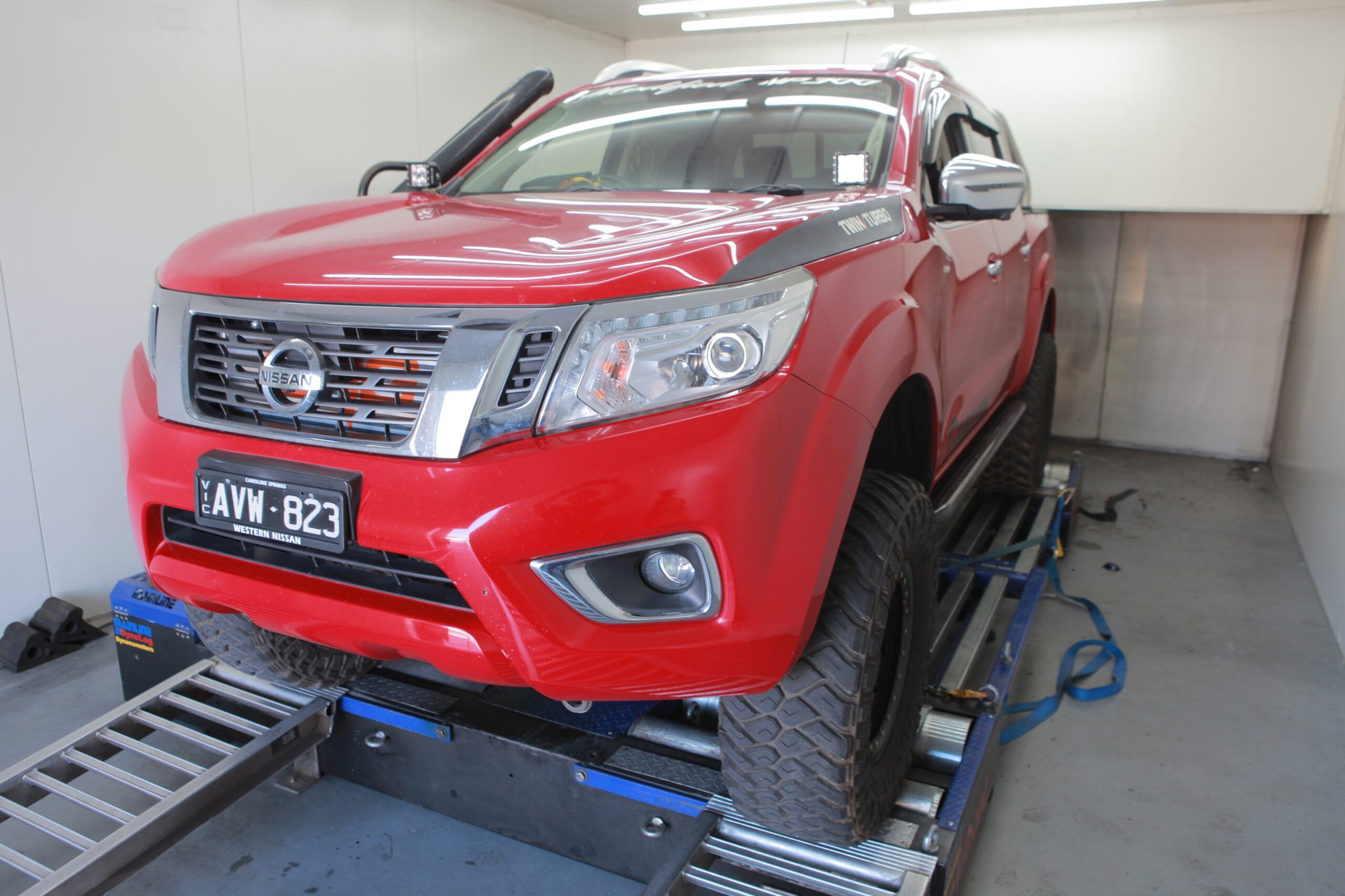 Nissan Navara NP300 Stage 2 — On the dyno