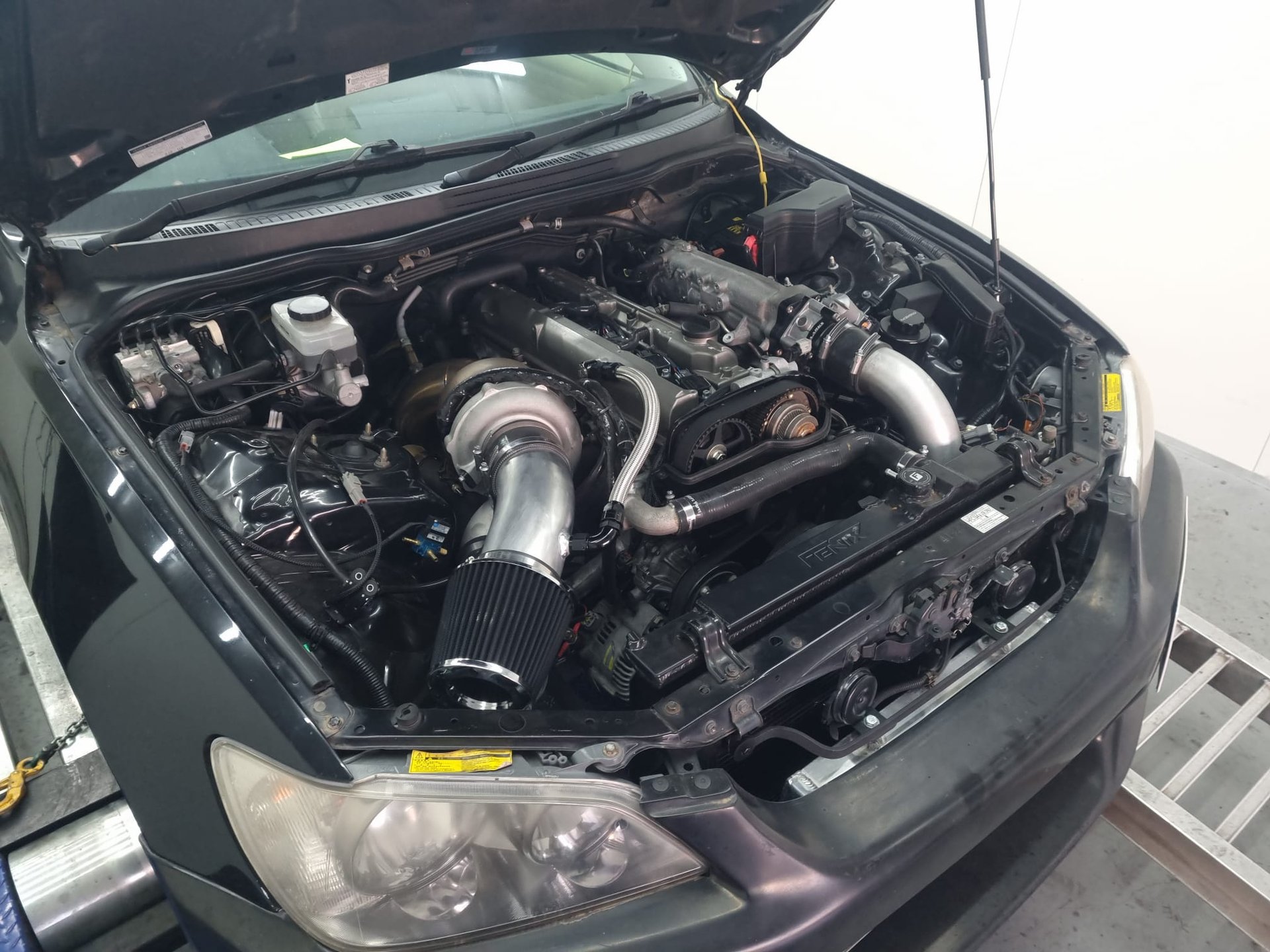 Lexus IS300 2JZ Swap — On the dyno