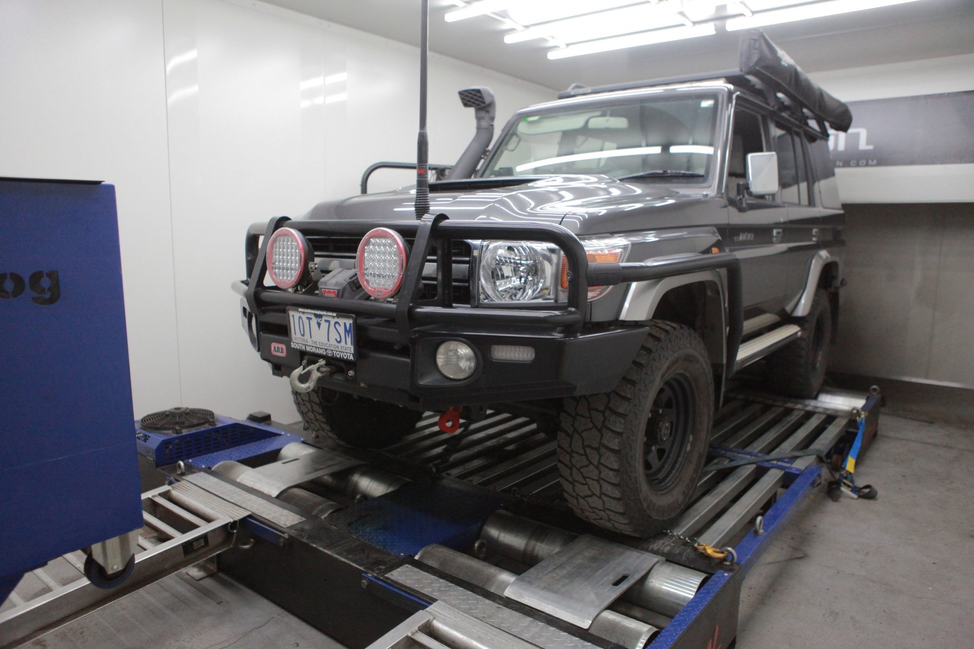 Toyota Landcruiser 70Series Stage 2 — On the dyno