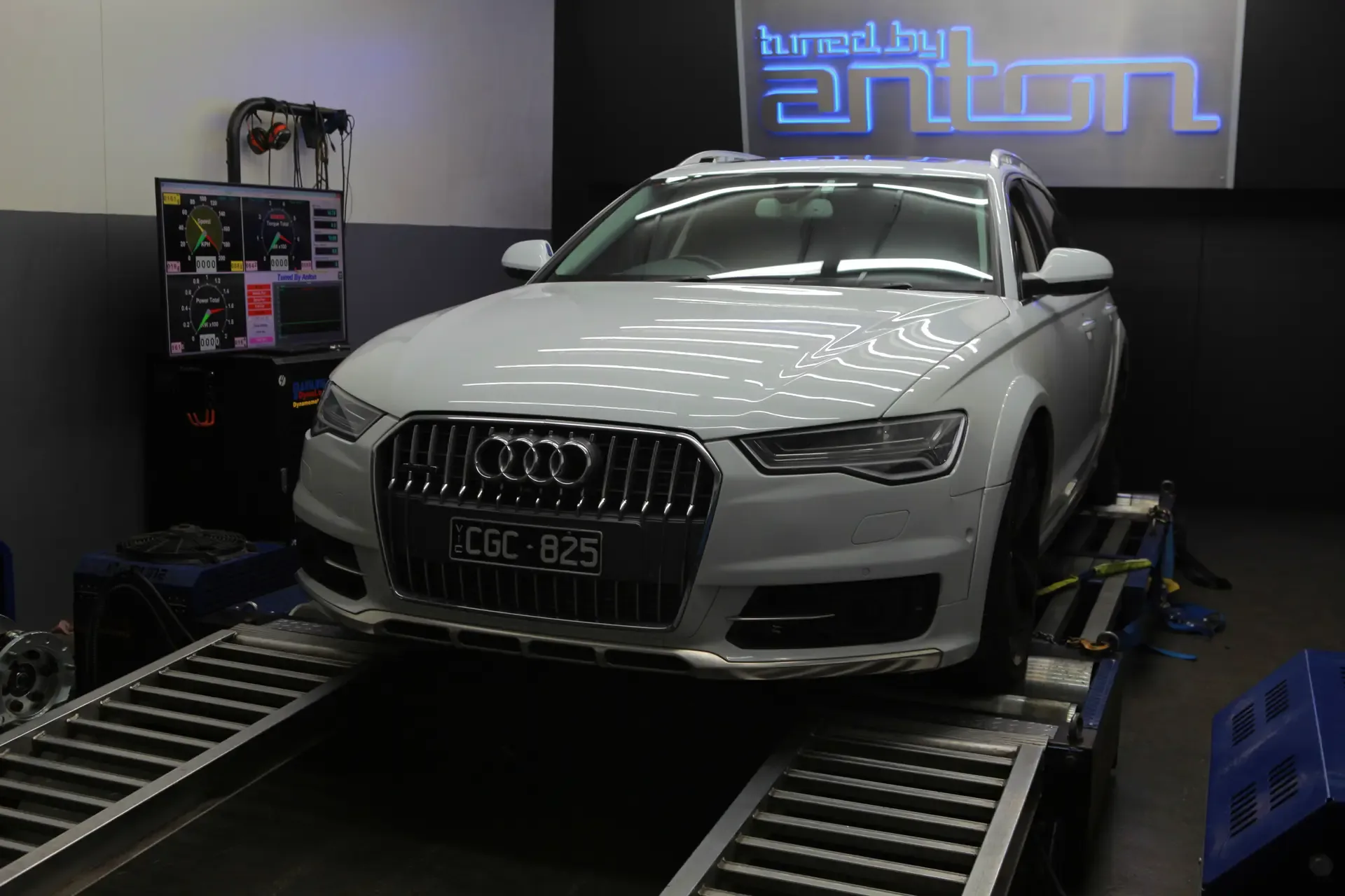 Audi A6 Allroad Stage 2 Tune — On the dyno