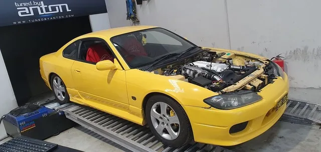 Nissan Silvia S15 — On the dyno