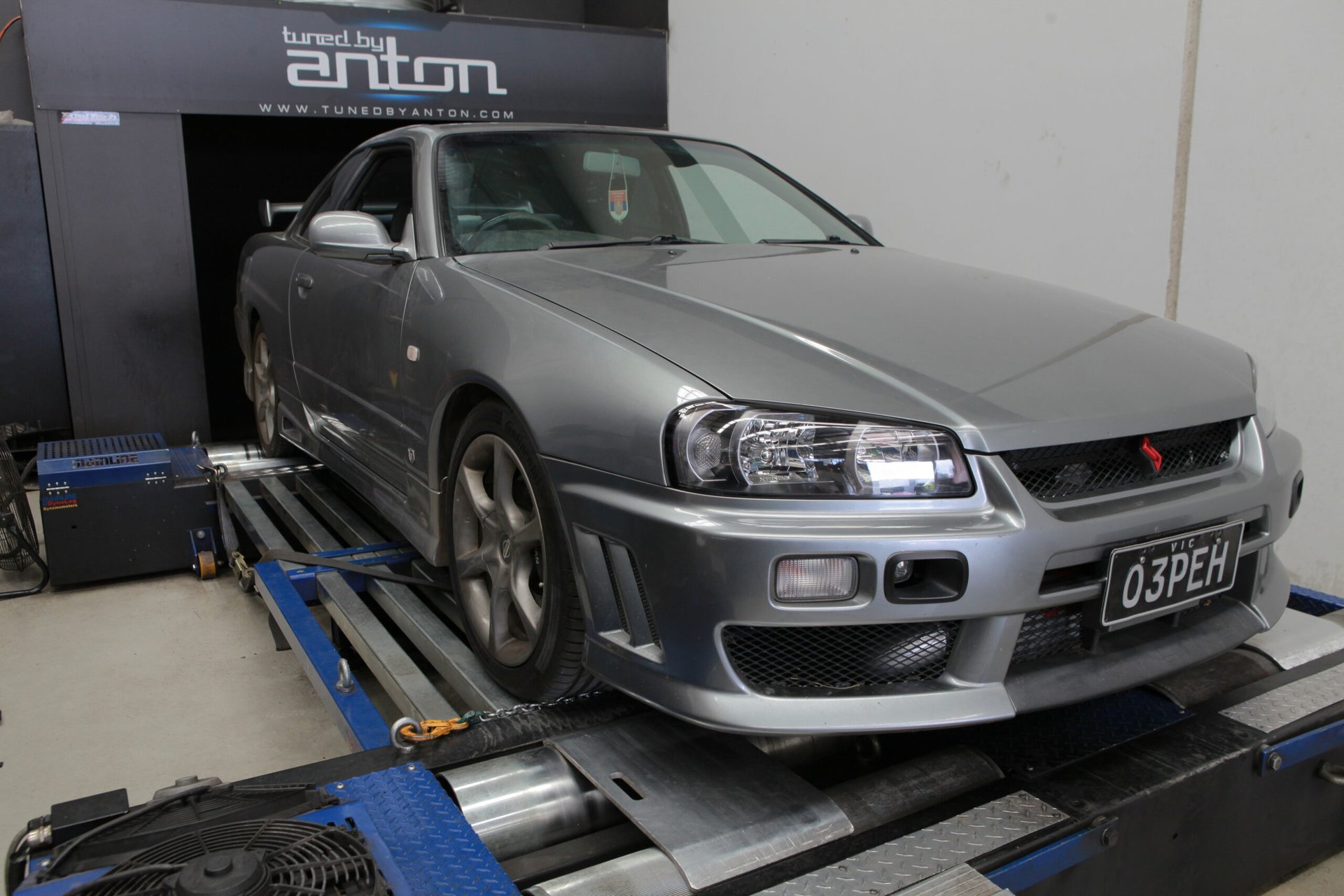 Nissan R34 GTST — On the dyno