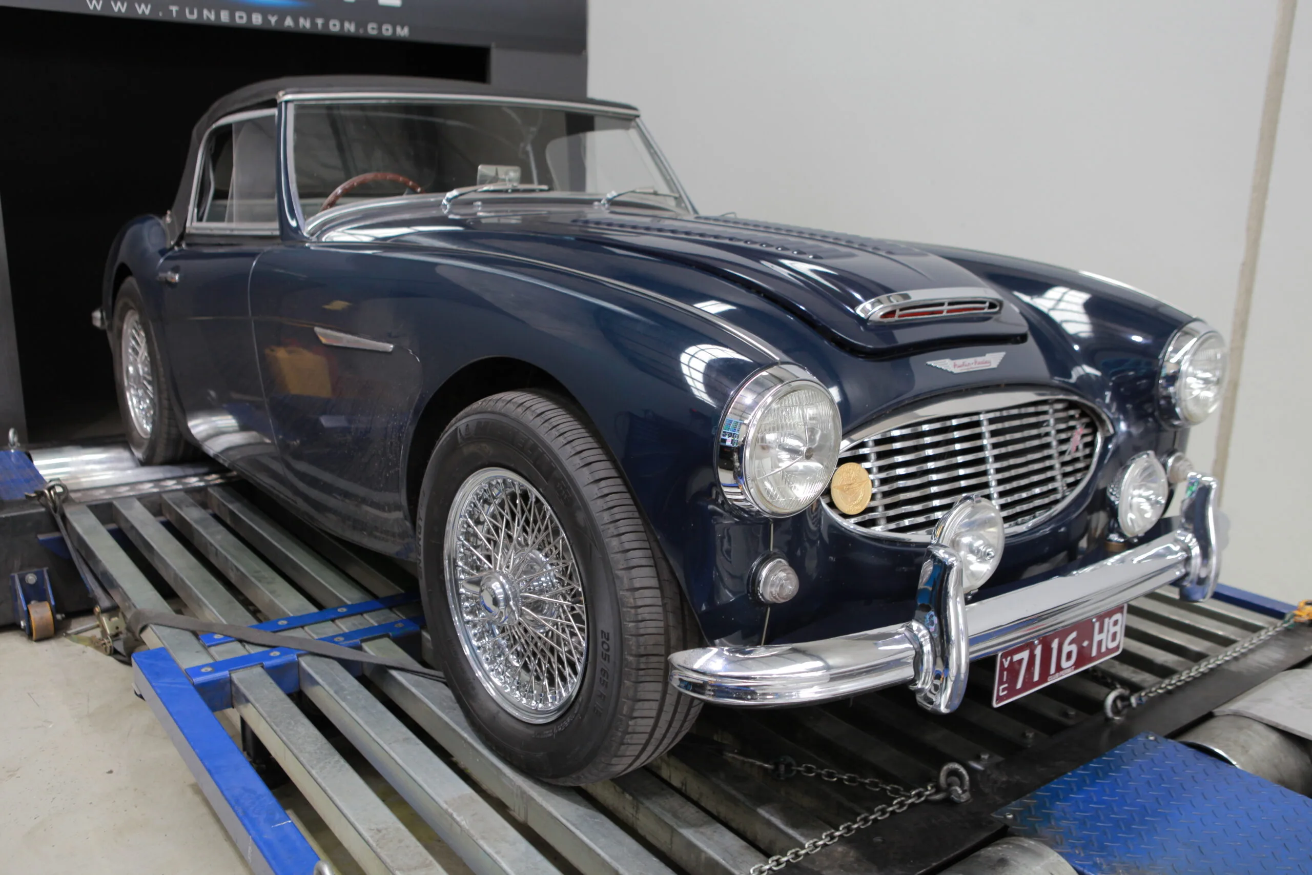 Austin Healey 100-6 — On the dyno