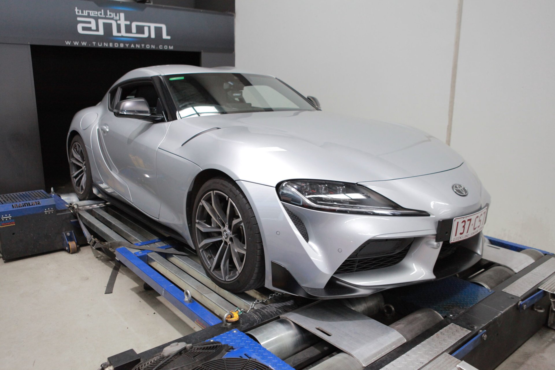 Toyota Supra GR A90 — On the dyno