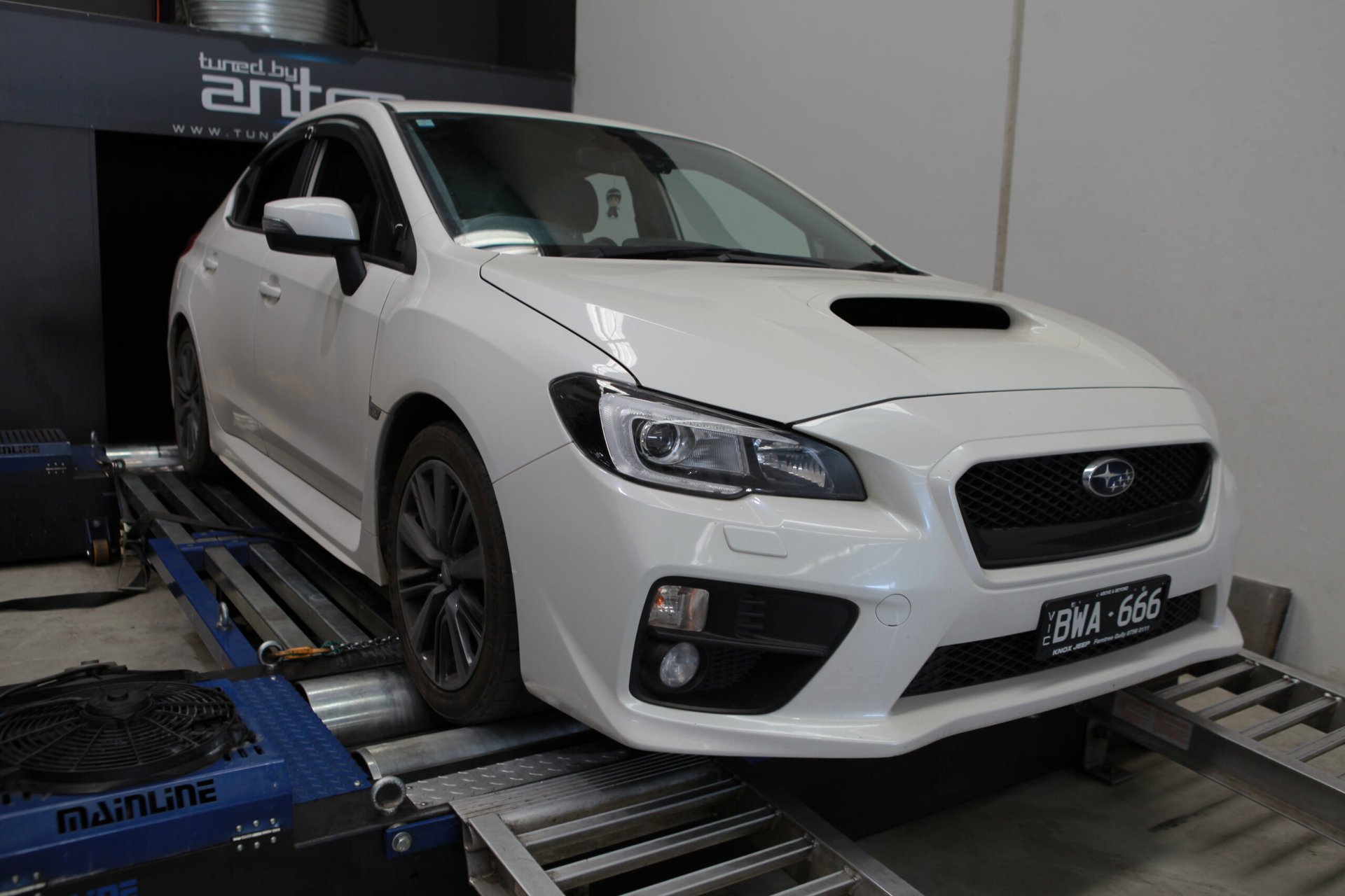 Subaru WRX Stage 1 Tune — On the dyno
