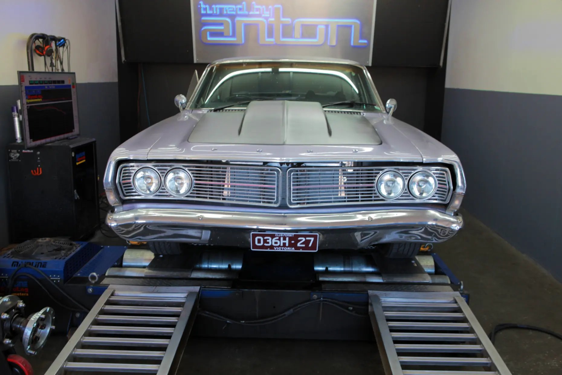 1968 Ford Galaxie 174kW — On the dyno