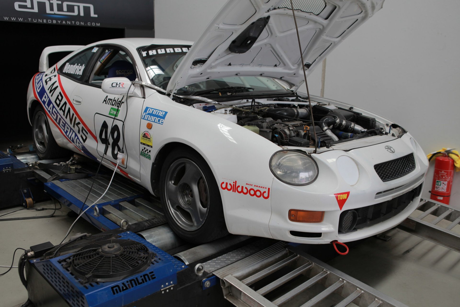 Toyota GT4 Celica — On the dyno